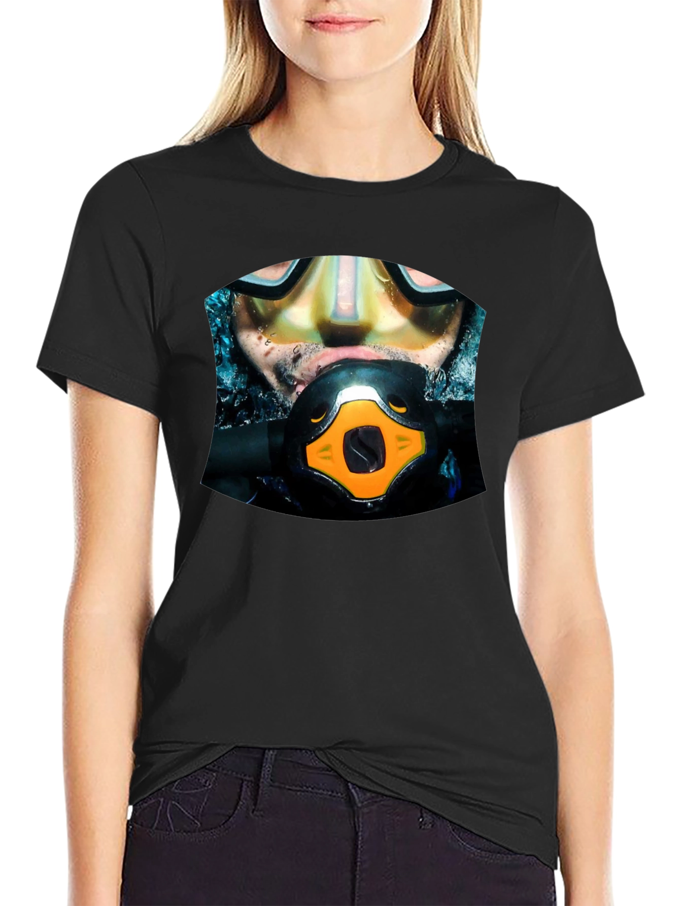 Diver Graphic T-Shirt - Dive into Style