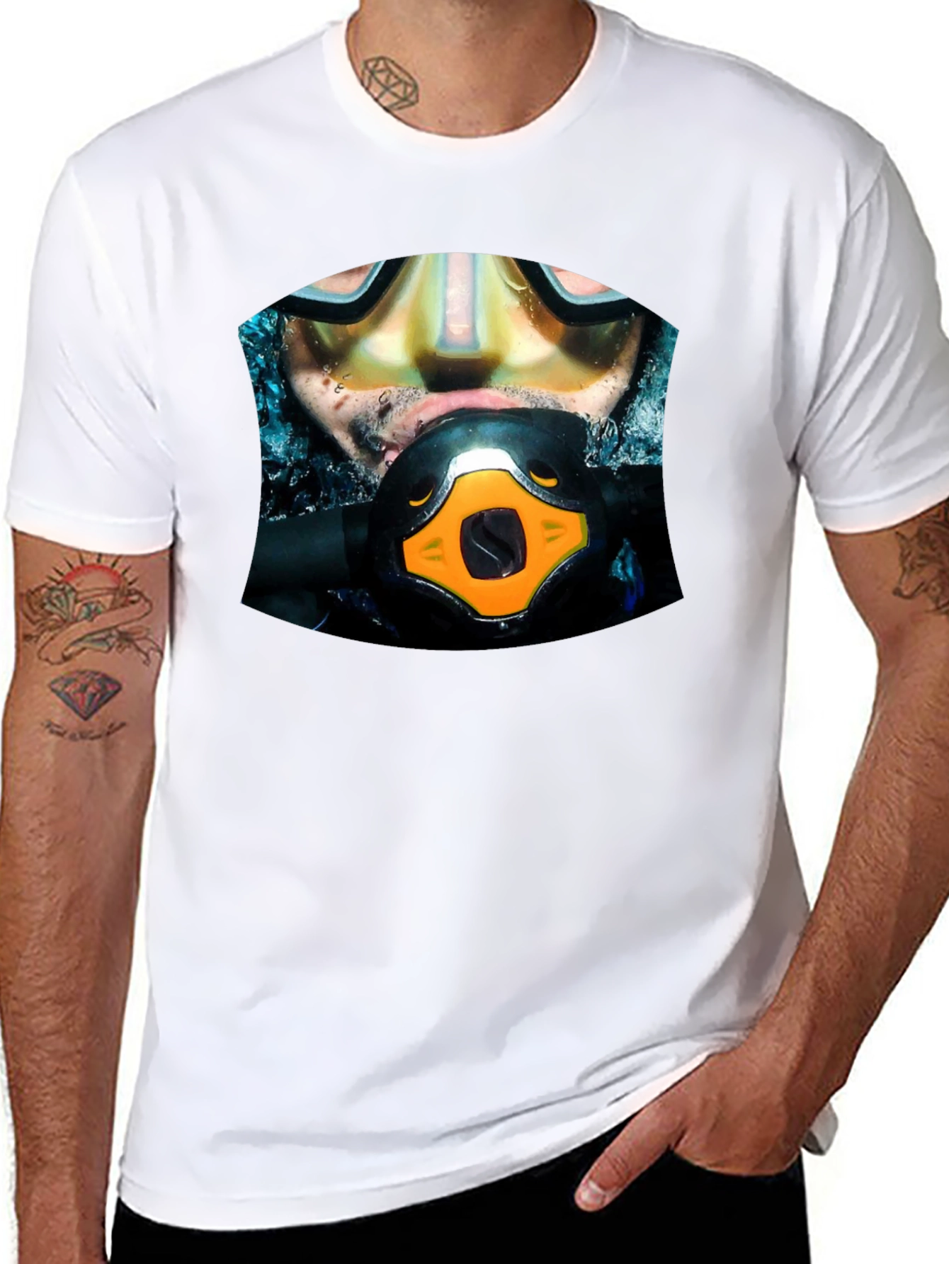 Diver Graphic T-Shirt - Dive into Style