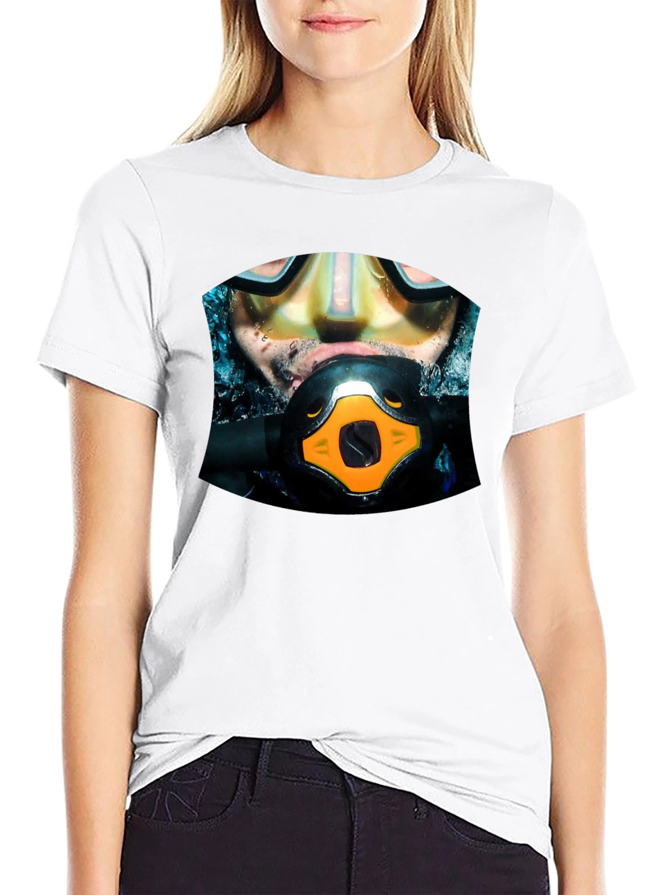 Diver Graphic T-Shirt - Dive into Style