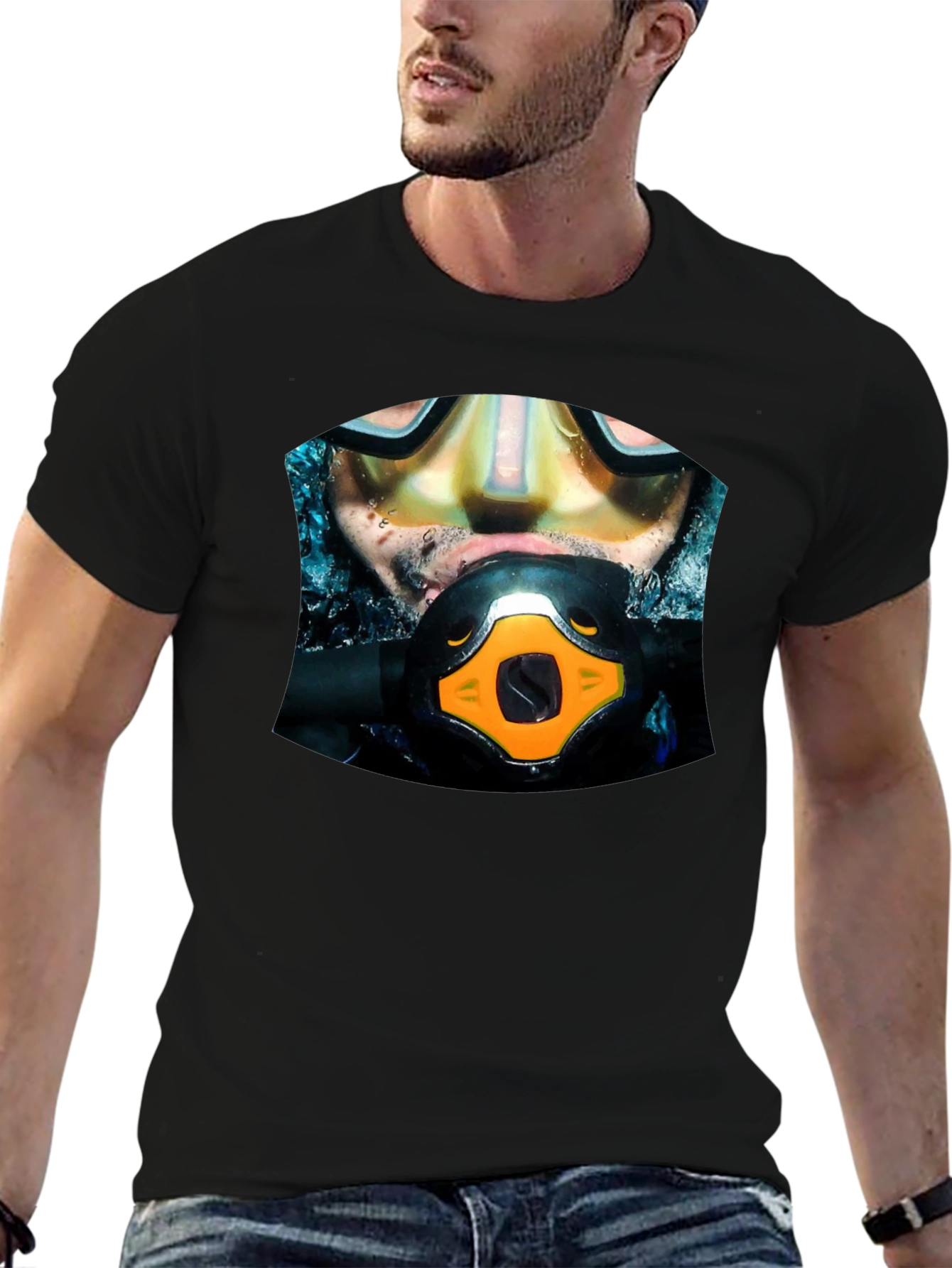 Diver Graphic T-Shirt - Dive into Style