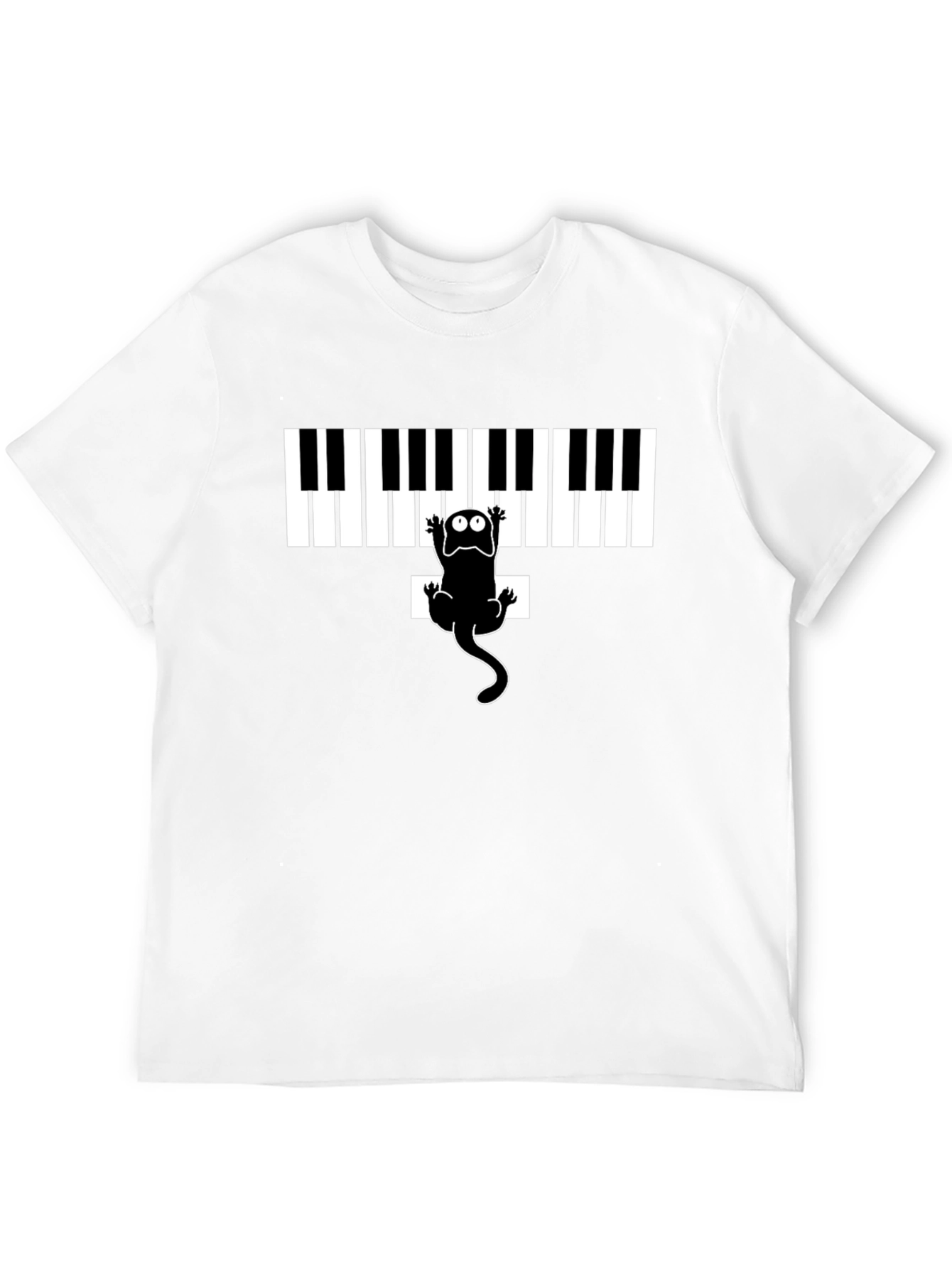 Piano Lizard Tee - Unique Musical Graphic Shirt