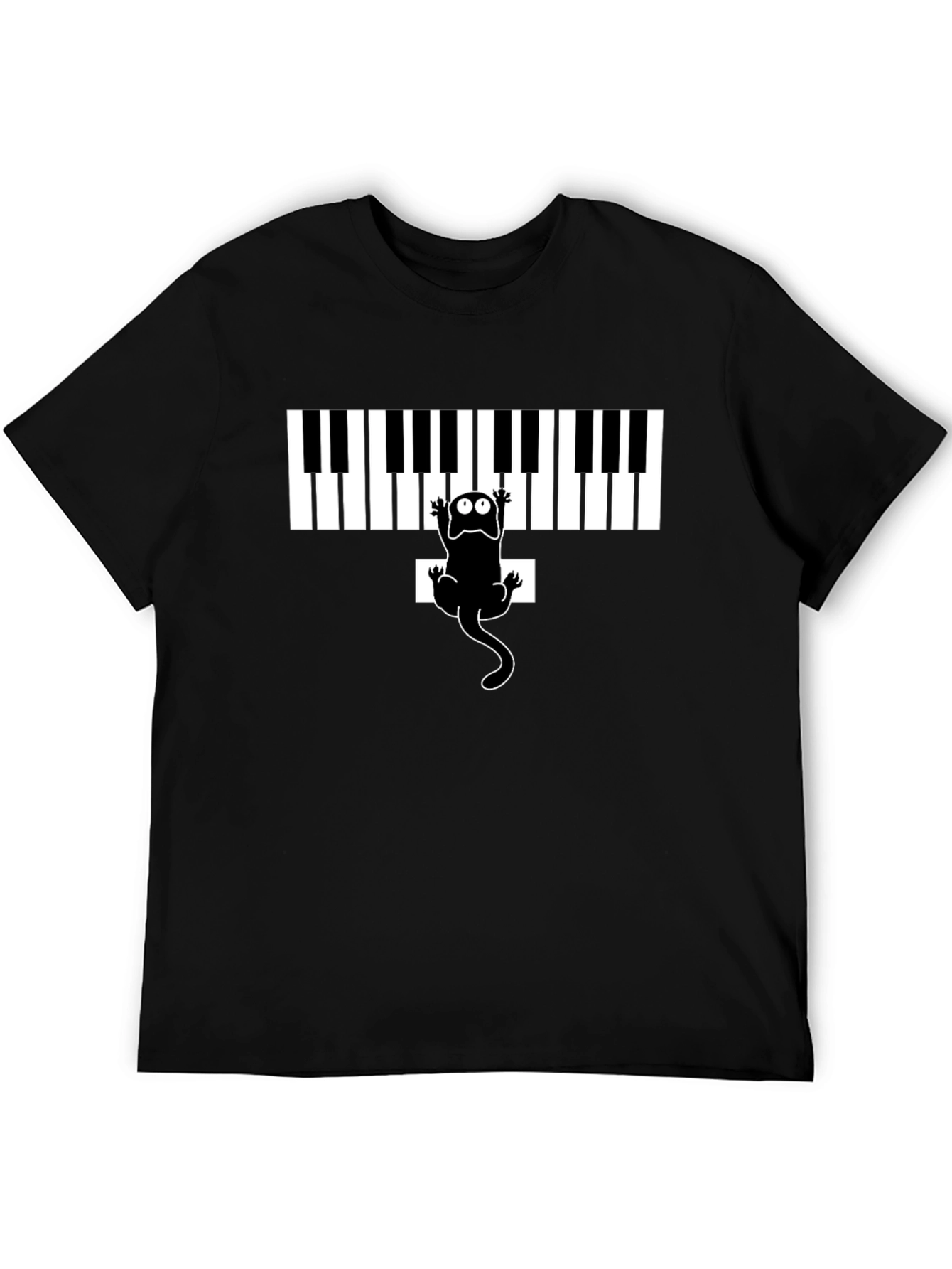 Piano Lizard Tee - Unique Musical Graphic Shirt