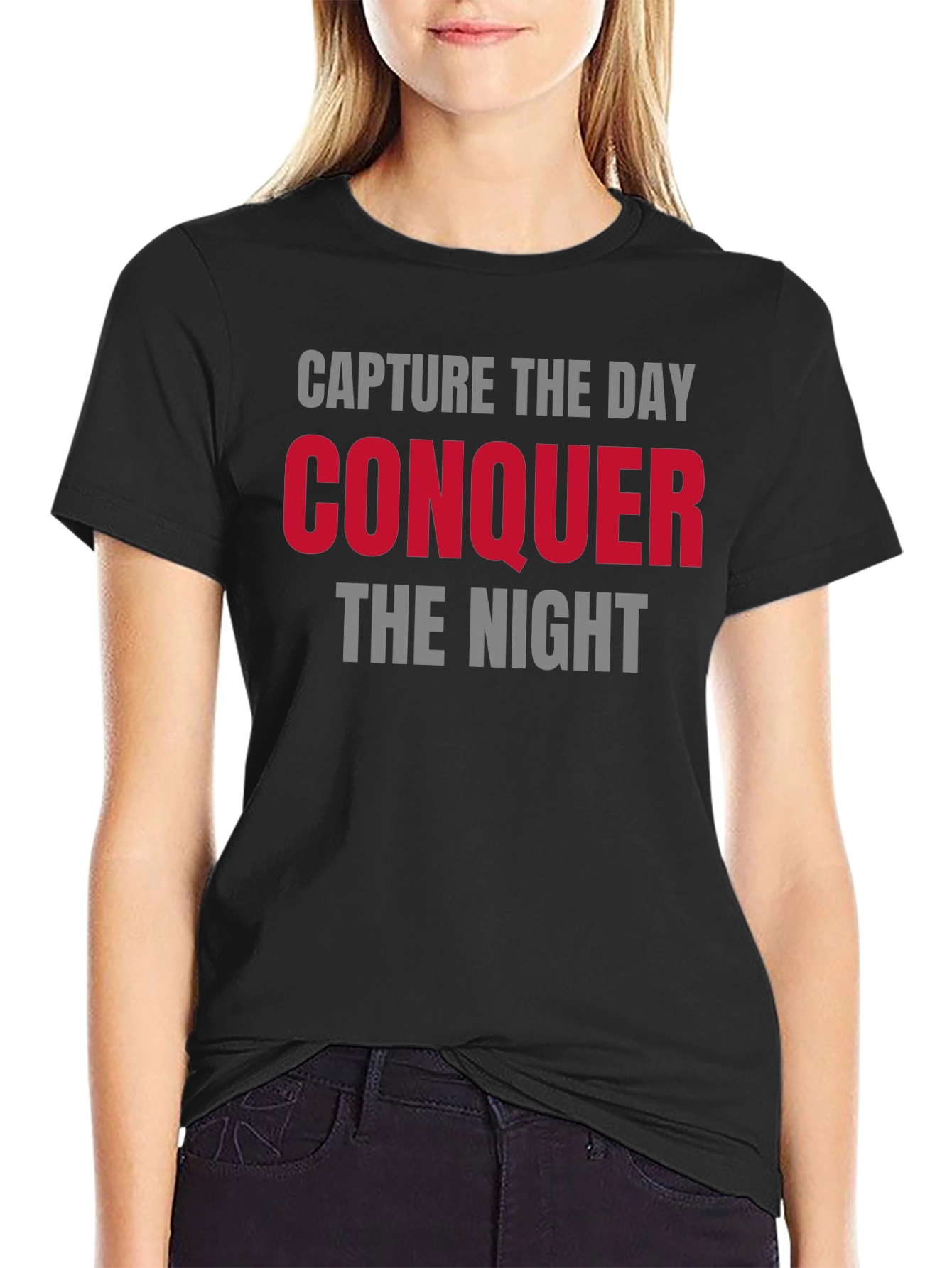 Capture the Day Conquer the Night Graphic Tee