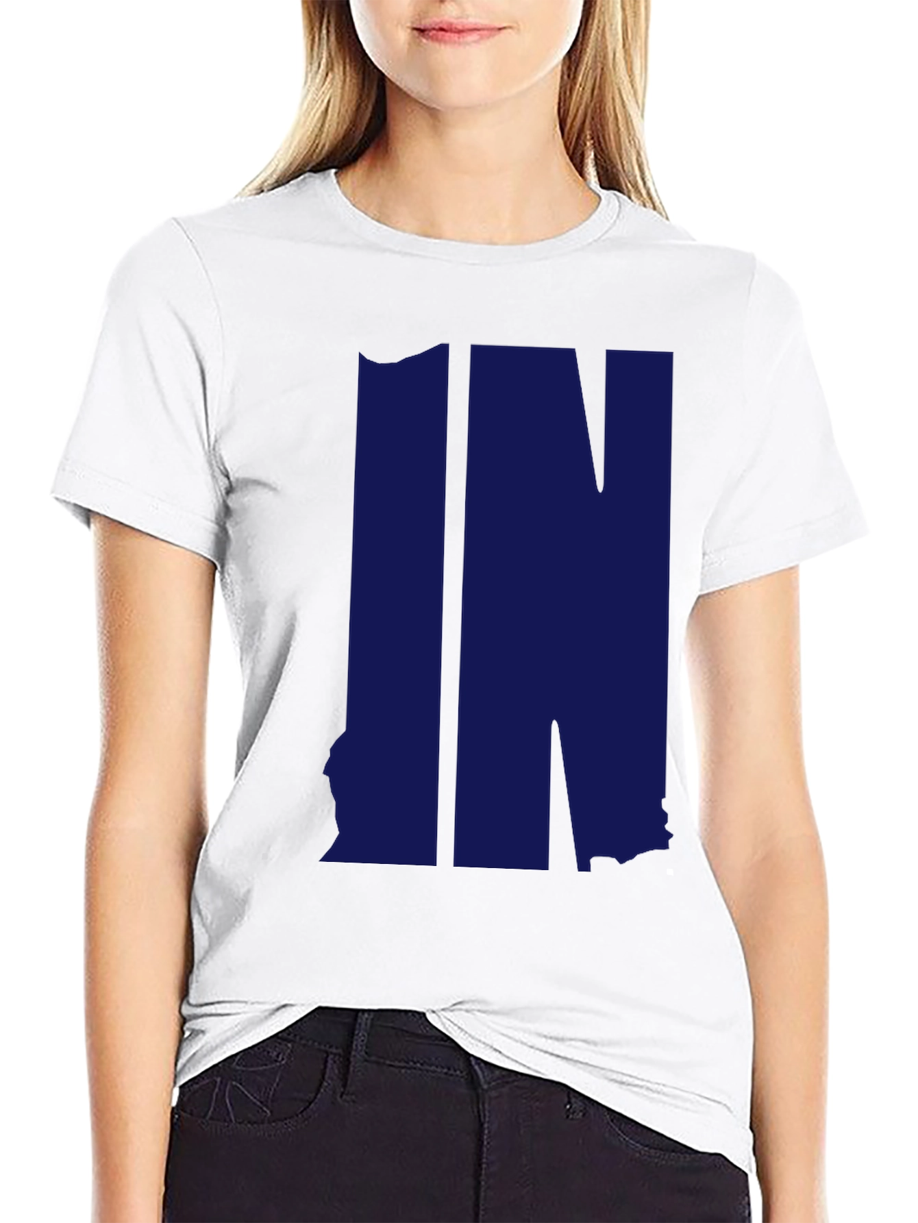 Indiana State Outline IN T-Shirt