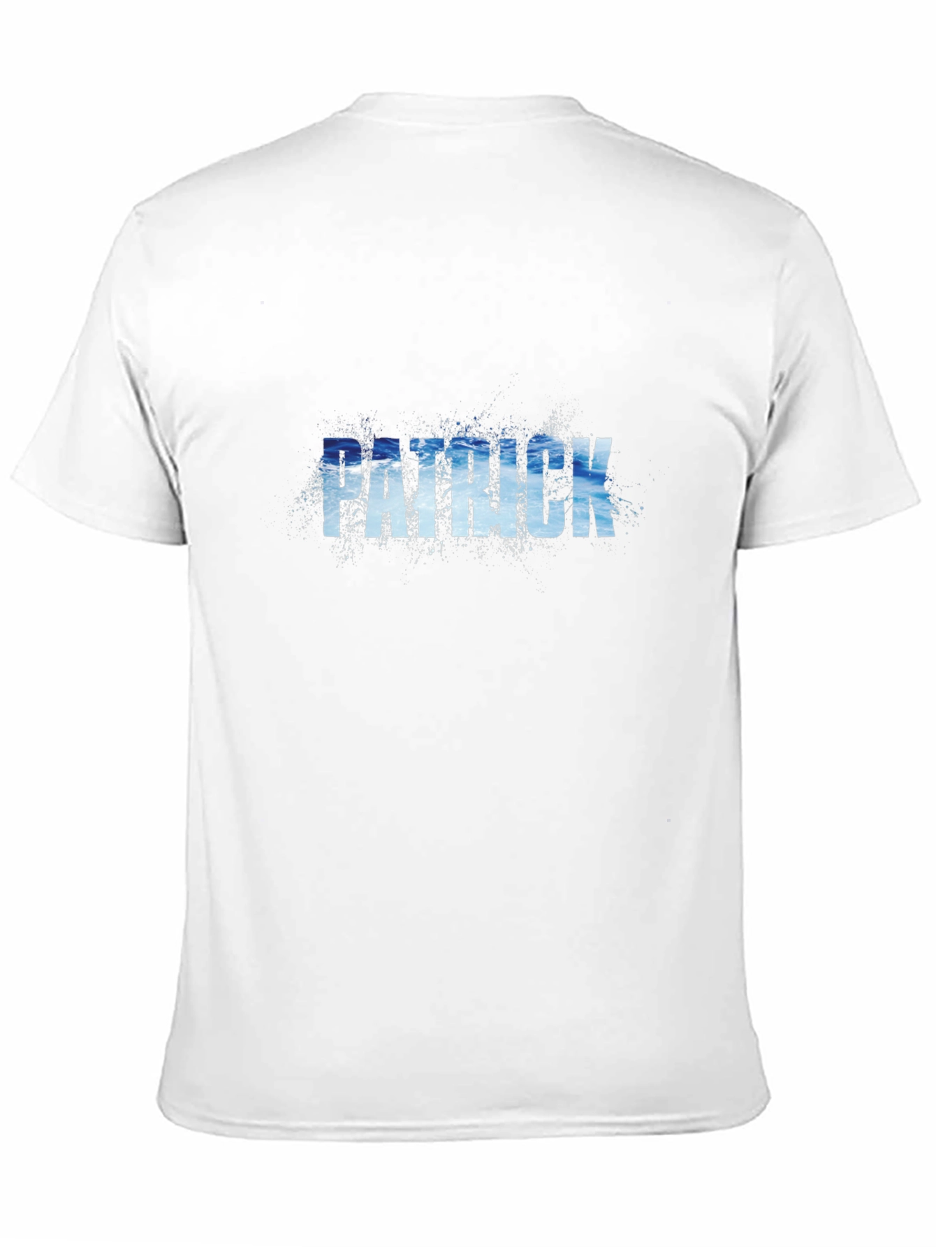 Patrick Water Graphic Black T-Shirt