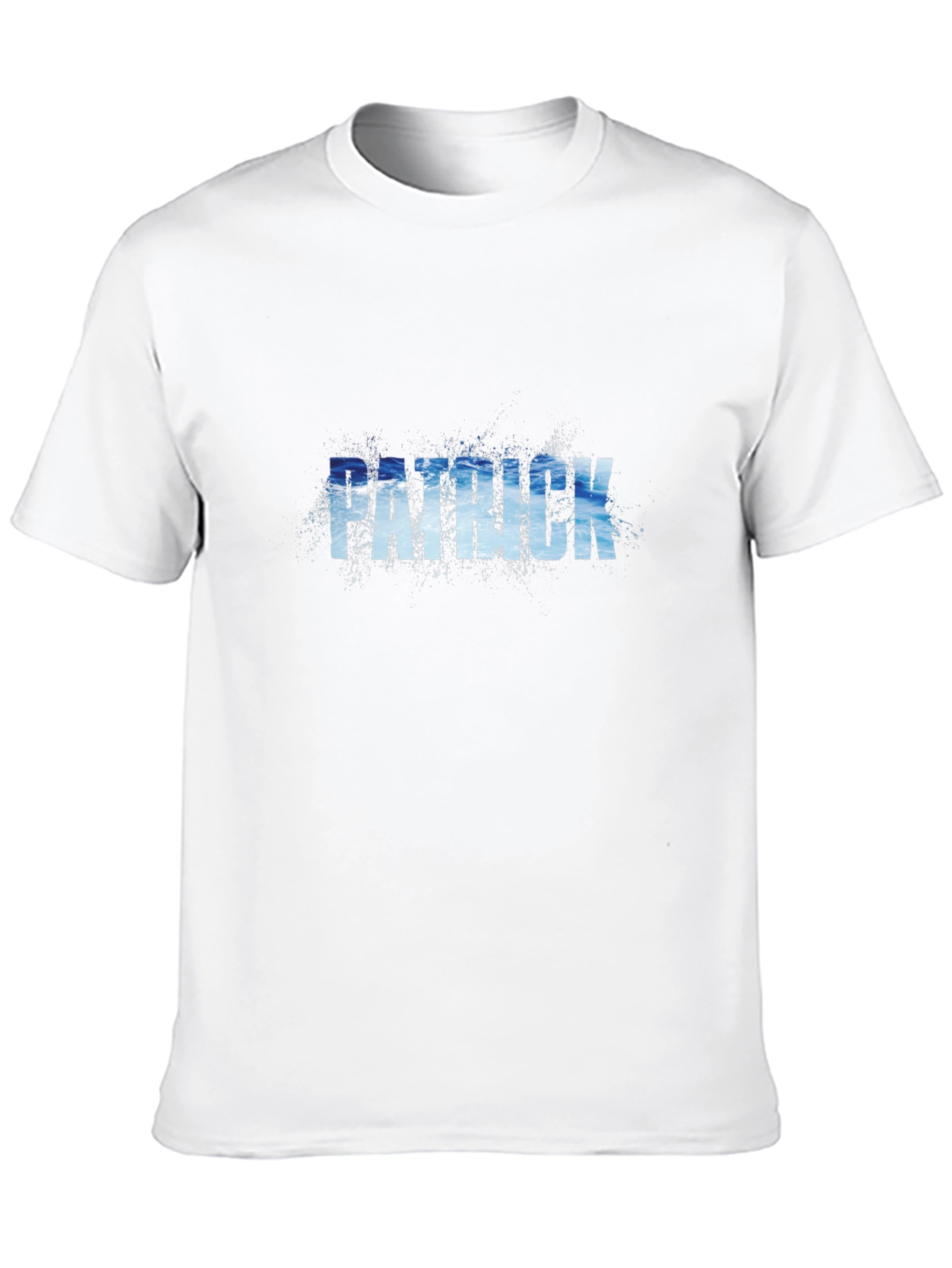 Patrick Water Graphic Black T-Shirt