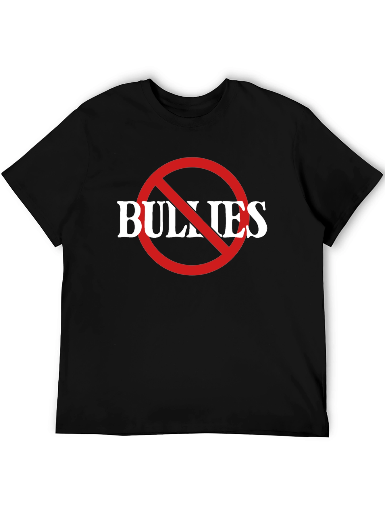 Anti-Bullying Black Graphic T-Shirt