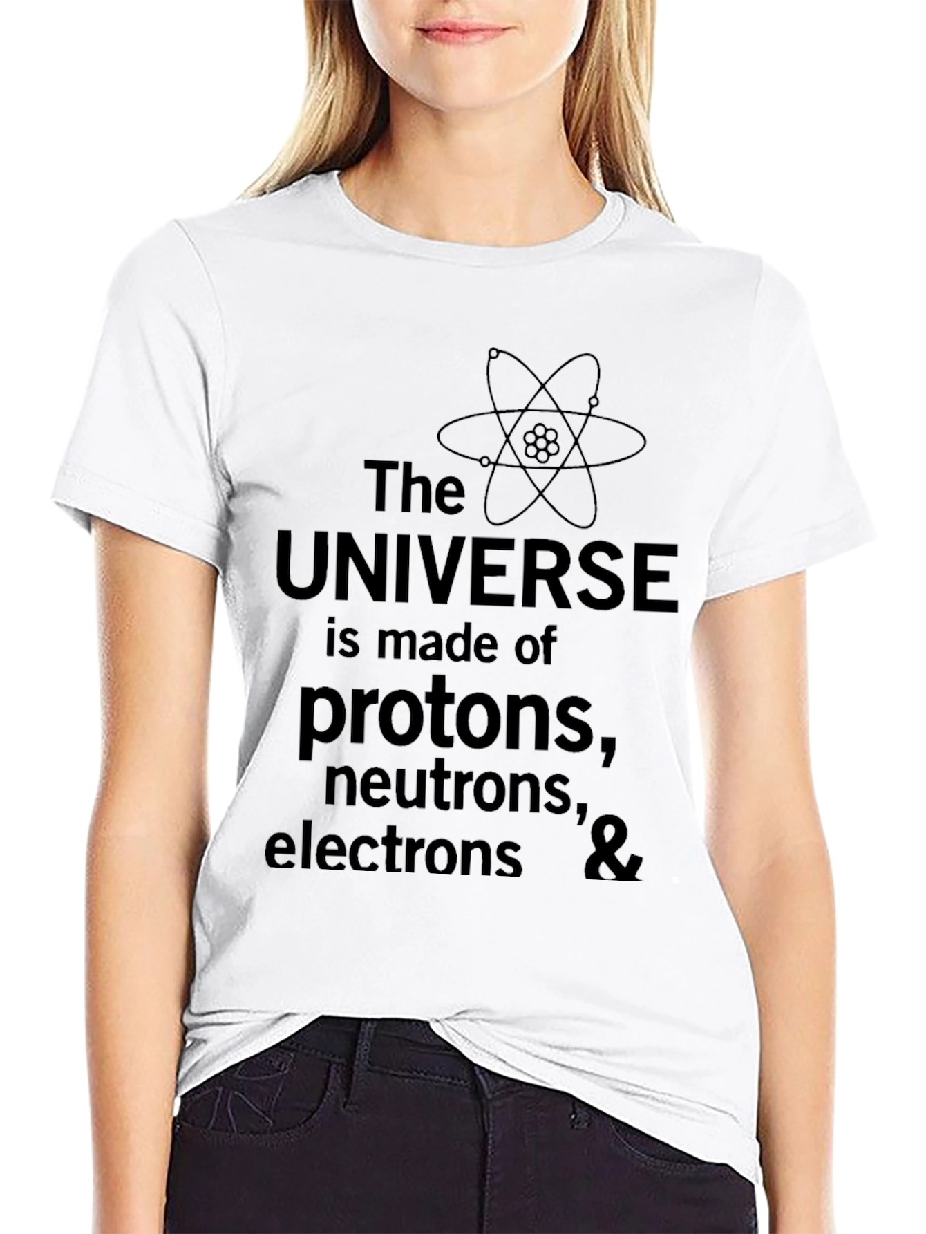 Science T-Shirt - Universe Made of Particles