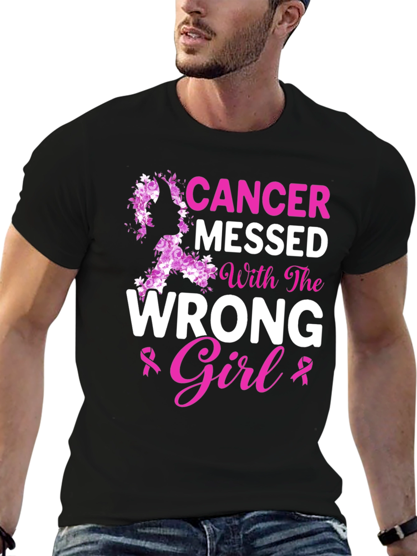 Cancer Messed With The Wrong Girl T-Shirt