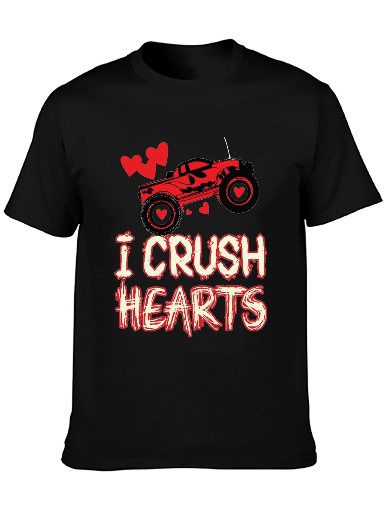 I Crush Hearts Valentines Day T-Shirt