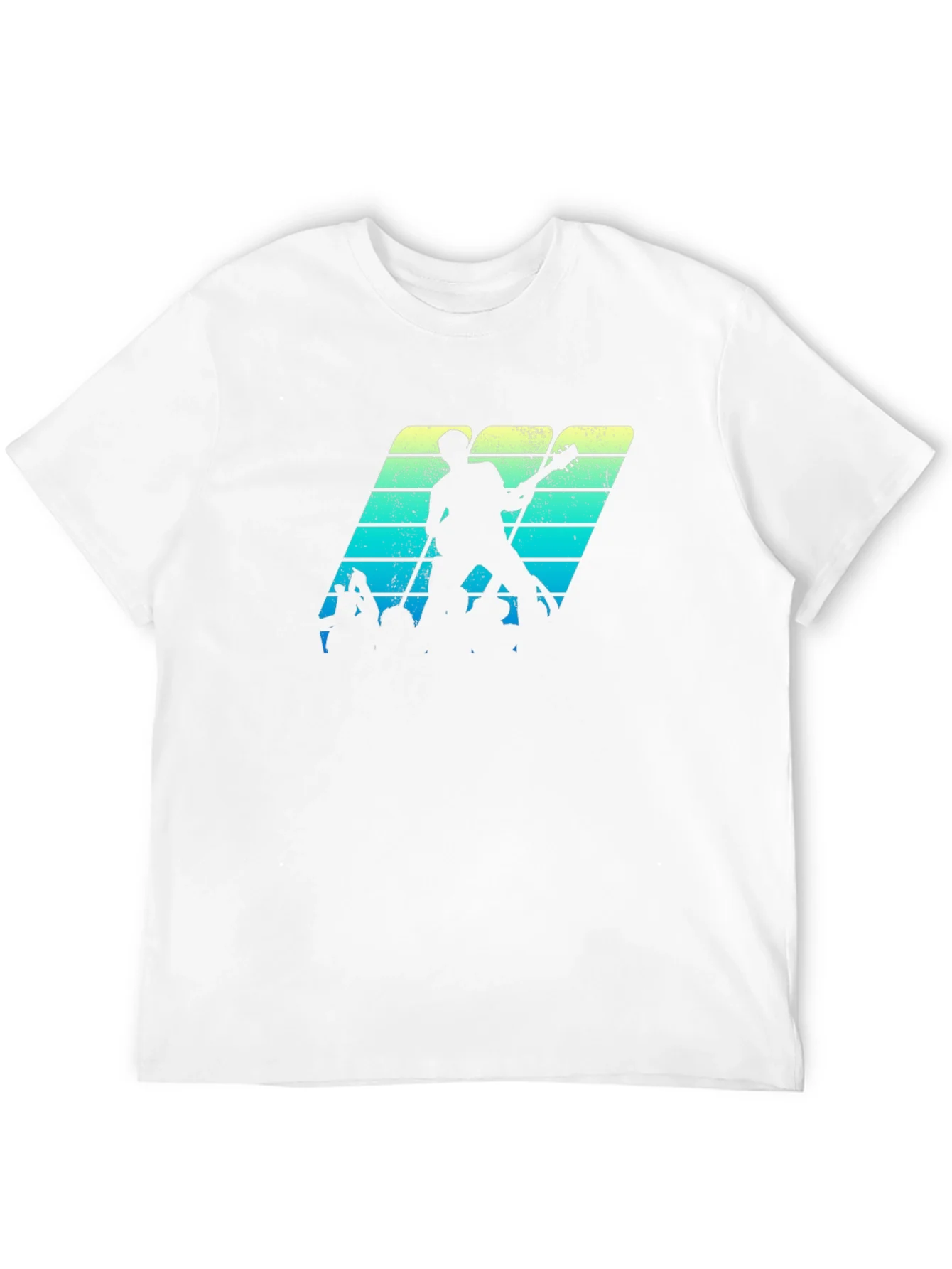 Retro Music Band Tee - Black Graphic T-Shirt