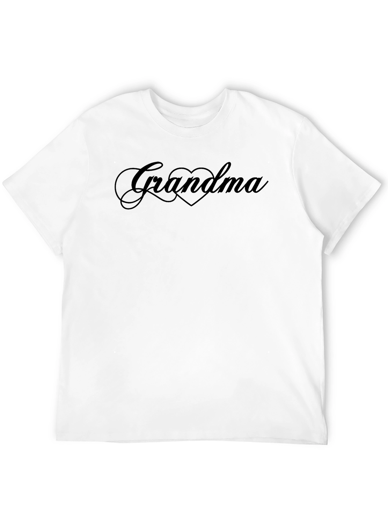 Grandma Heart Graphic Tee - Love for Grandma