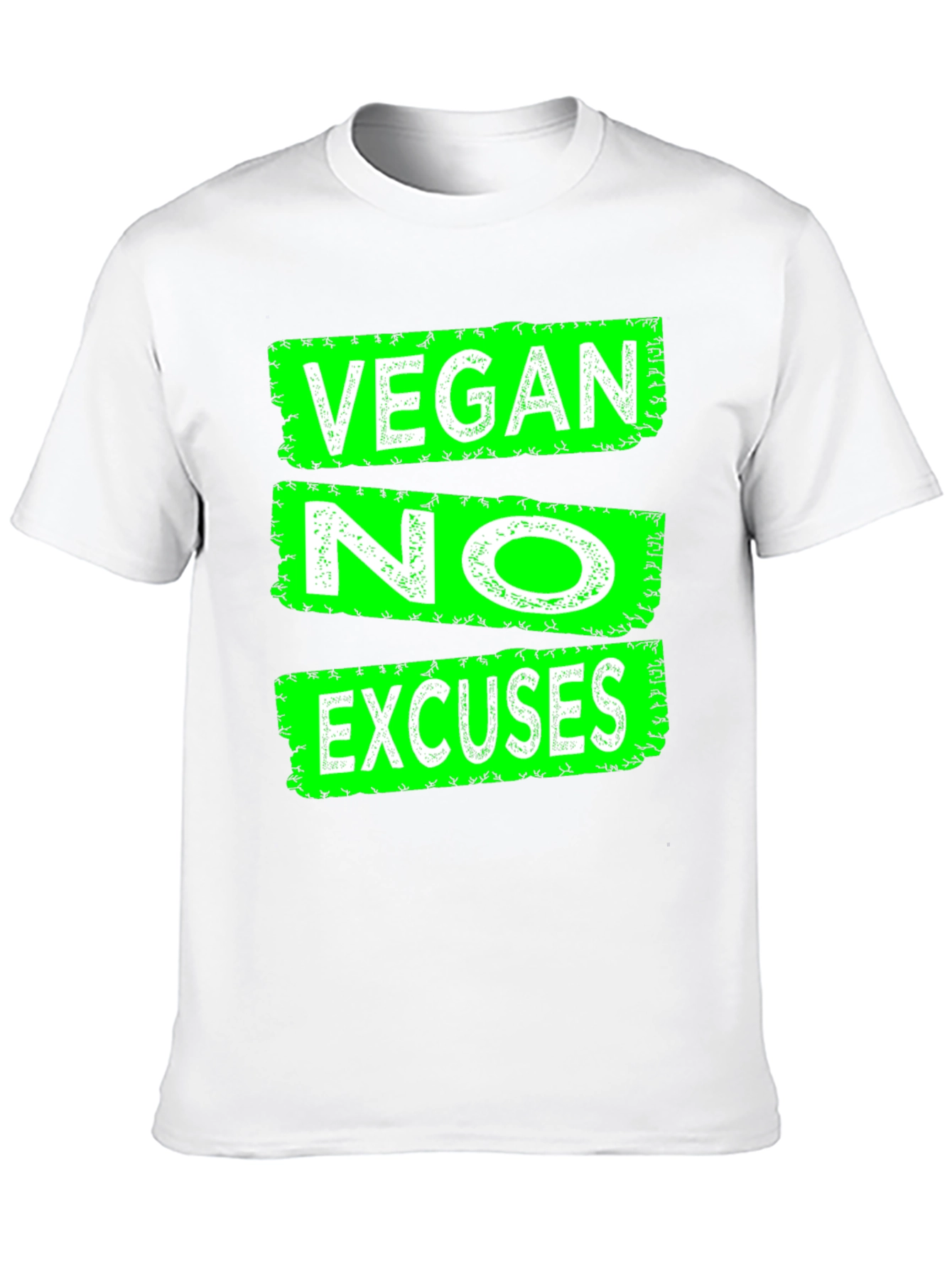 Vegan No Excuses Graphic T-Shirt - Black