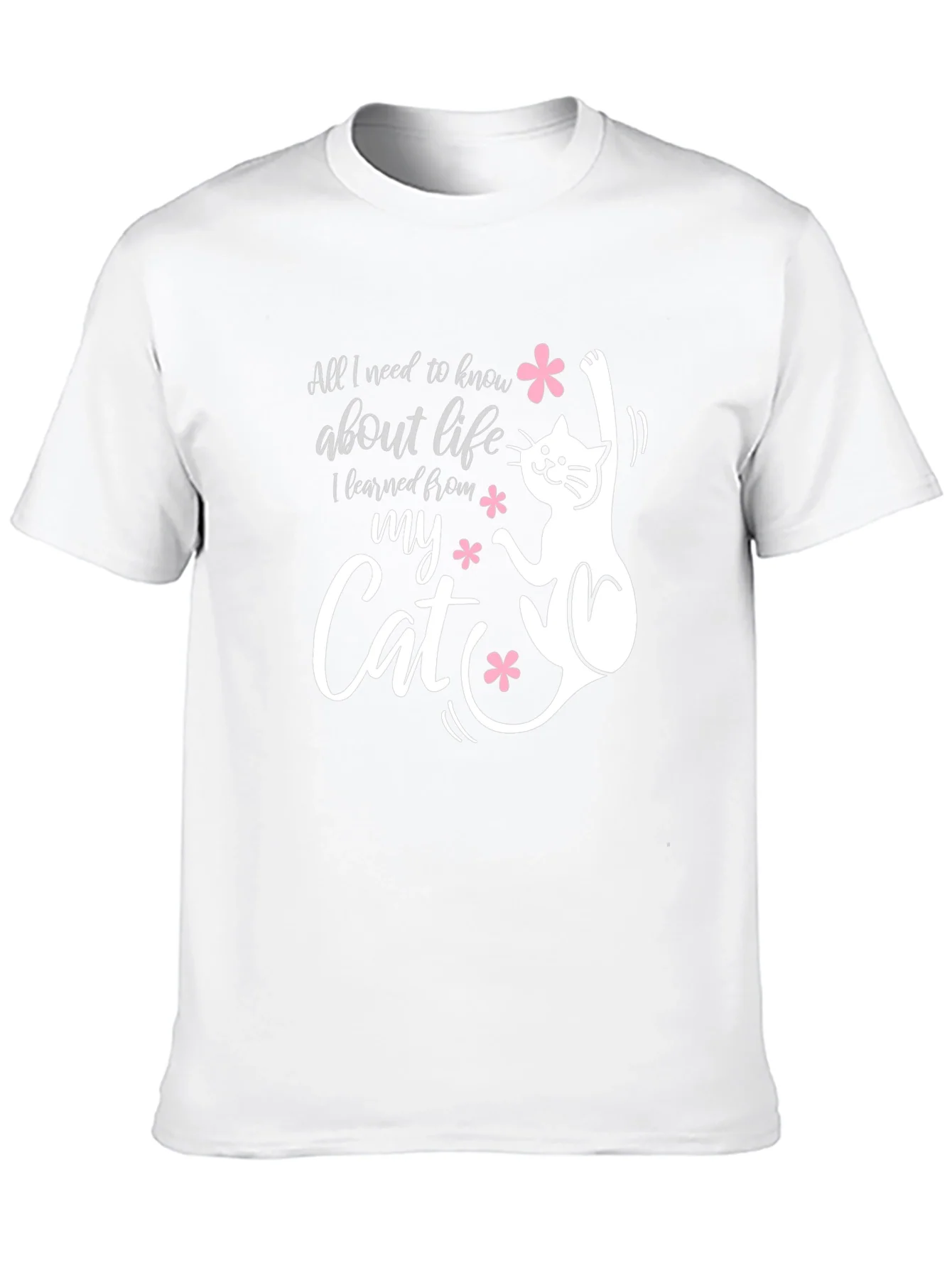 Cat Lover T-Shirt: Life Lessons from My Cat!