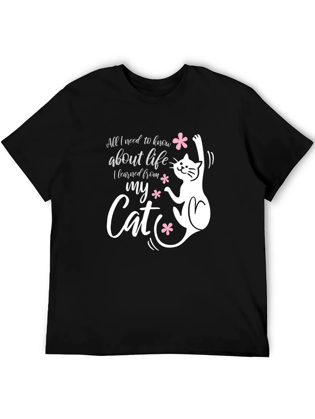 Cat Lover T-Shirt: Life Lessons from My Cat!