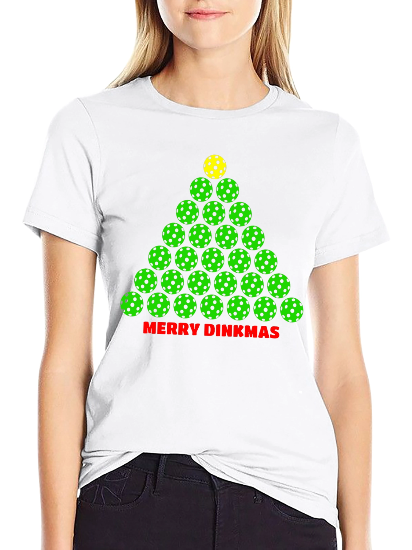 Merry Dinkmas Pickleball T-Shirt