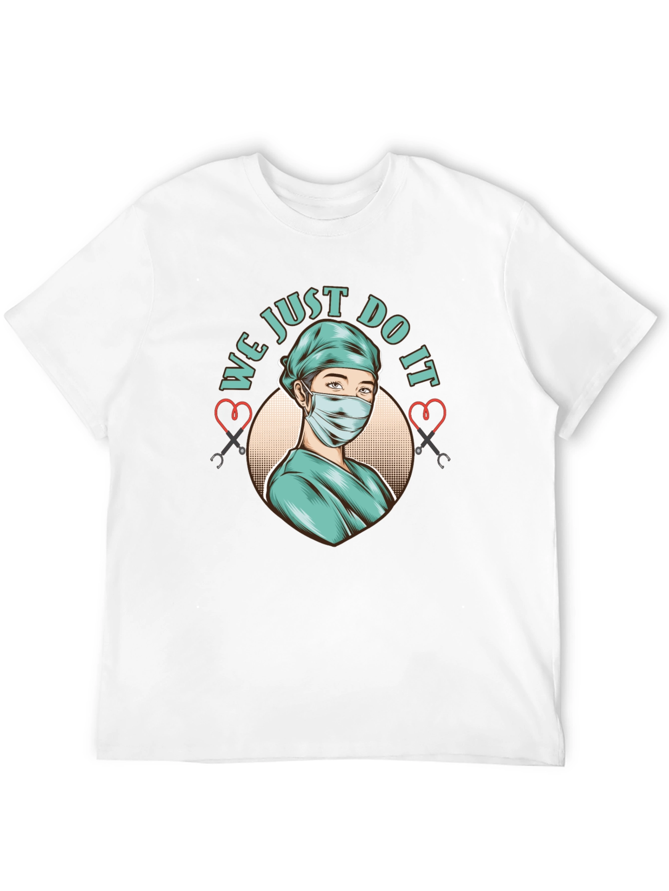 We Just Do It Nurse Graphic T-Shirt