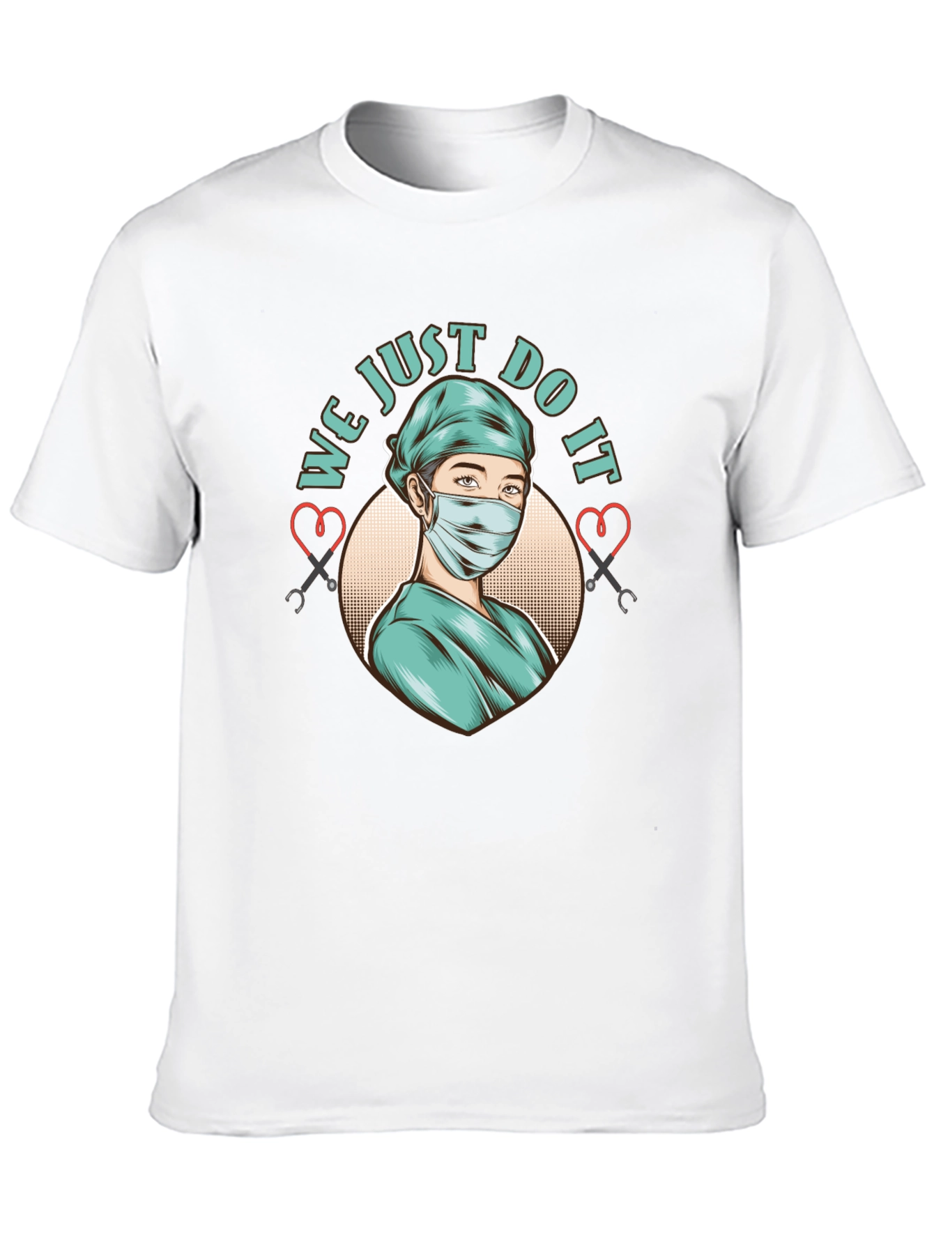We Just Do It Nurse Graphic T-Shirt