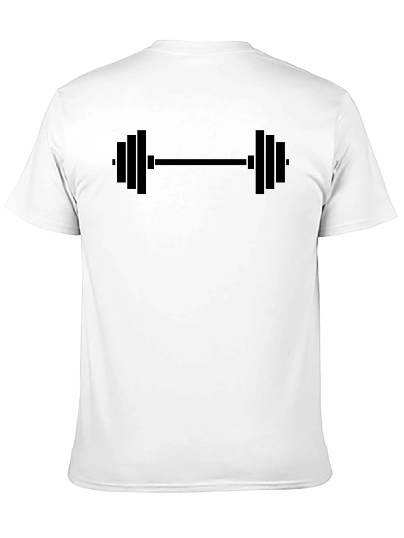 Black Barbell Graphic Tee - Gym Lovers Essential