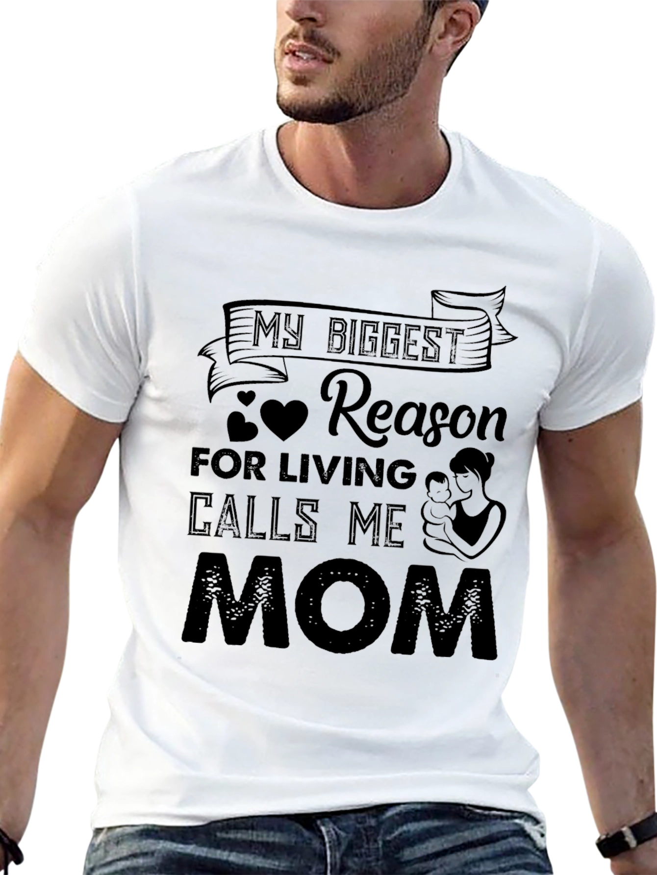My Biggest Reason Calls Me Mom Graphic T-Shirt