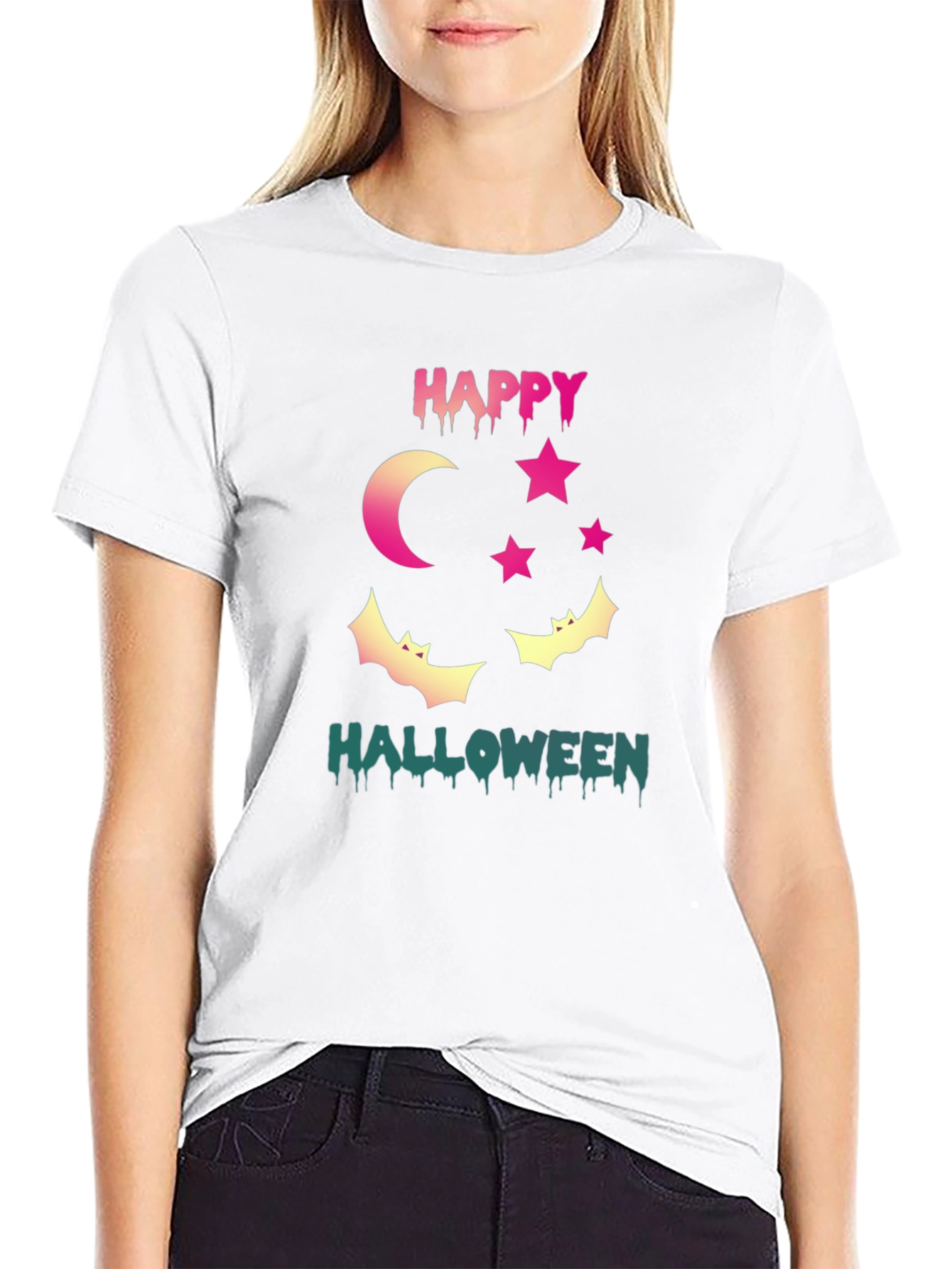 Happy Halloween Graphic T-Shirt - Spooky Season Tee