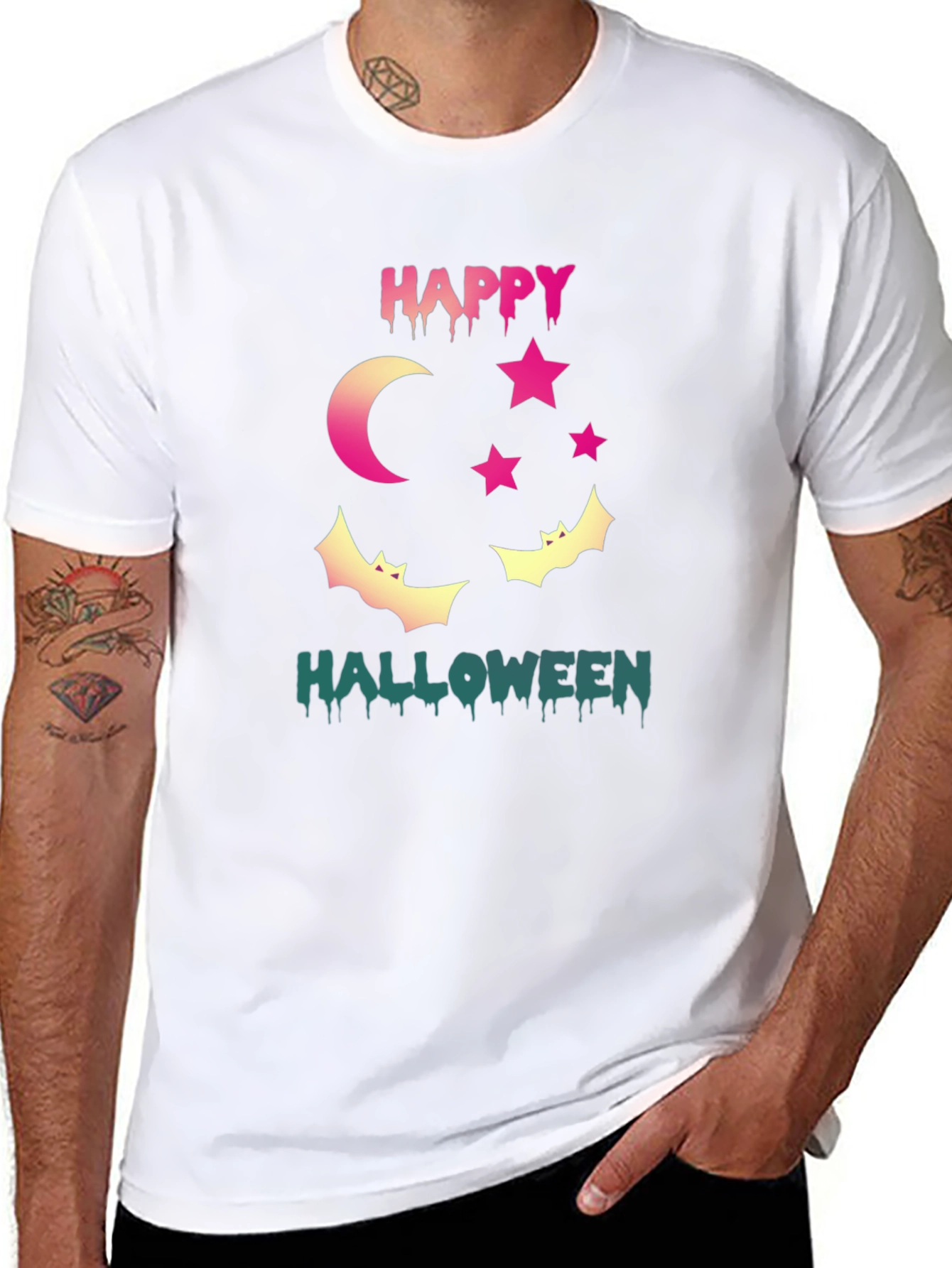 Happy Halloween Graphic T-Shirt - Spooky Season Tee