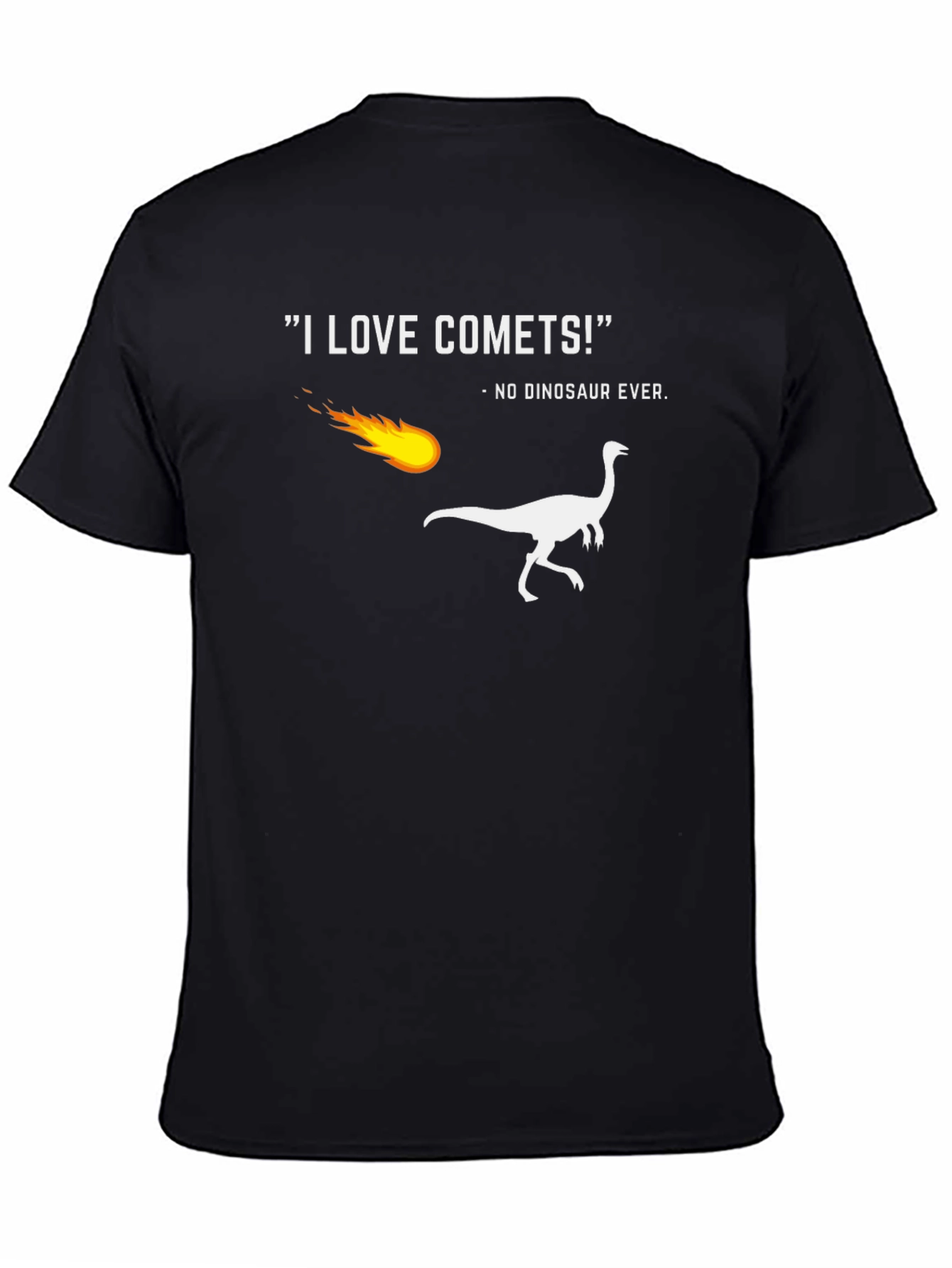 I Love Comets! Funny Dinosaur T-Shirt