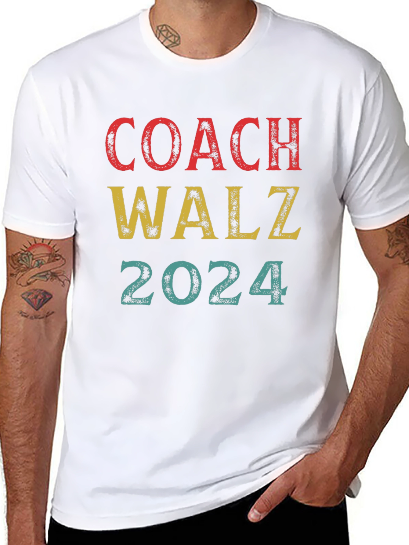 Coach Walz 2024 Graphic T-Shirt