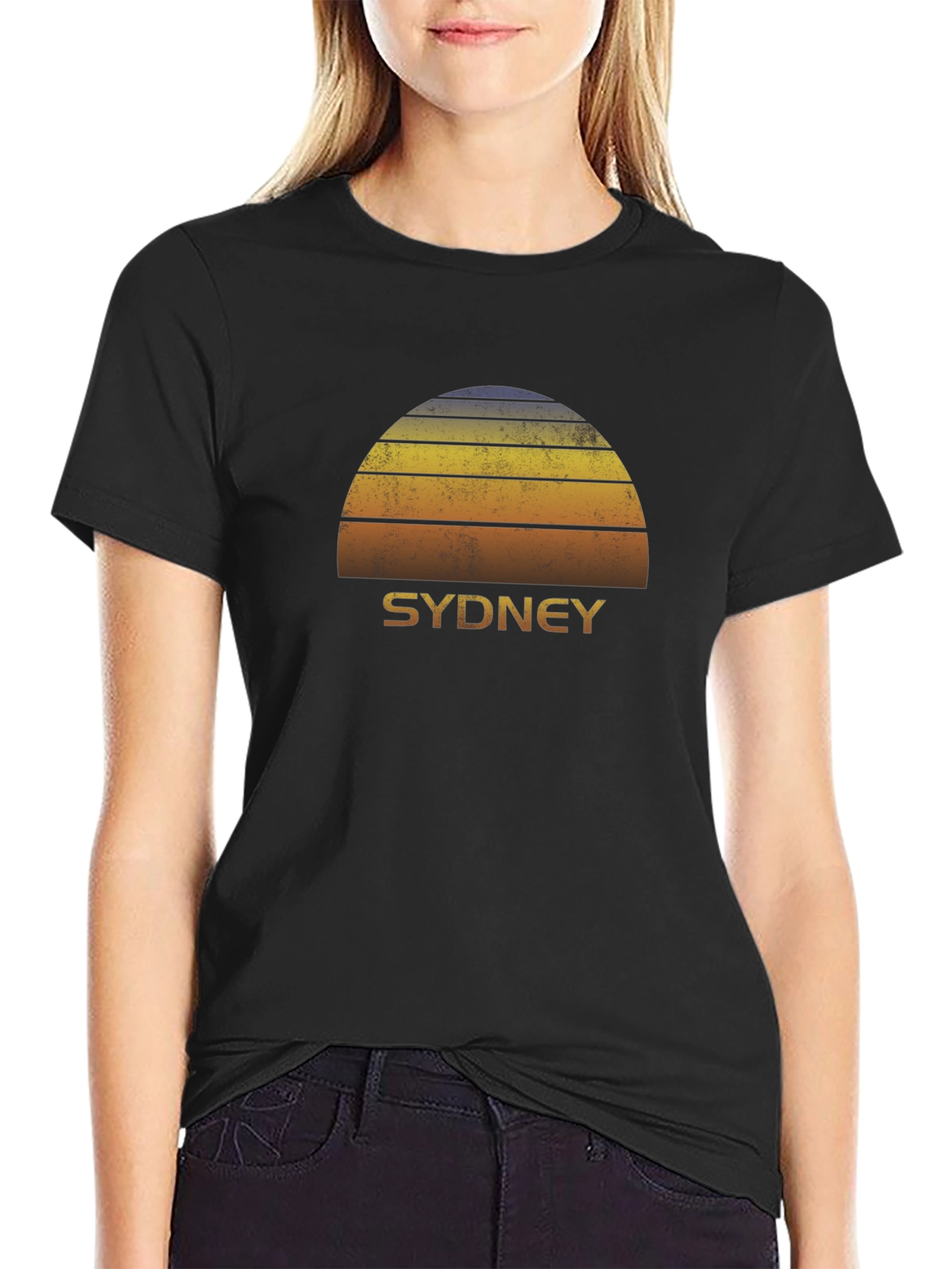 Sydney Sunset Graphic Tee - Retro Style