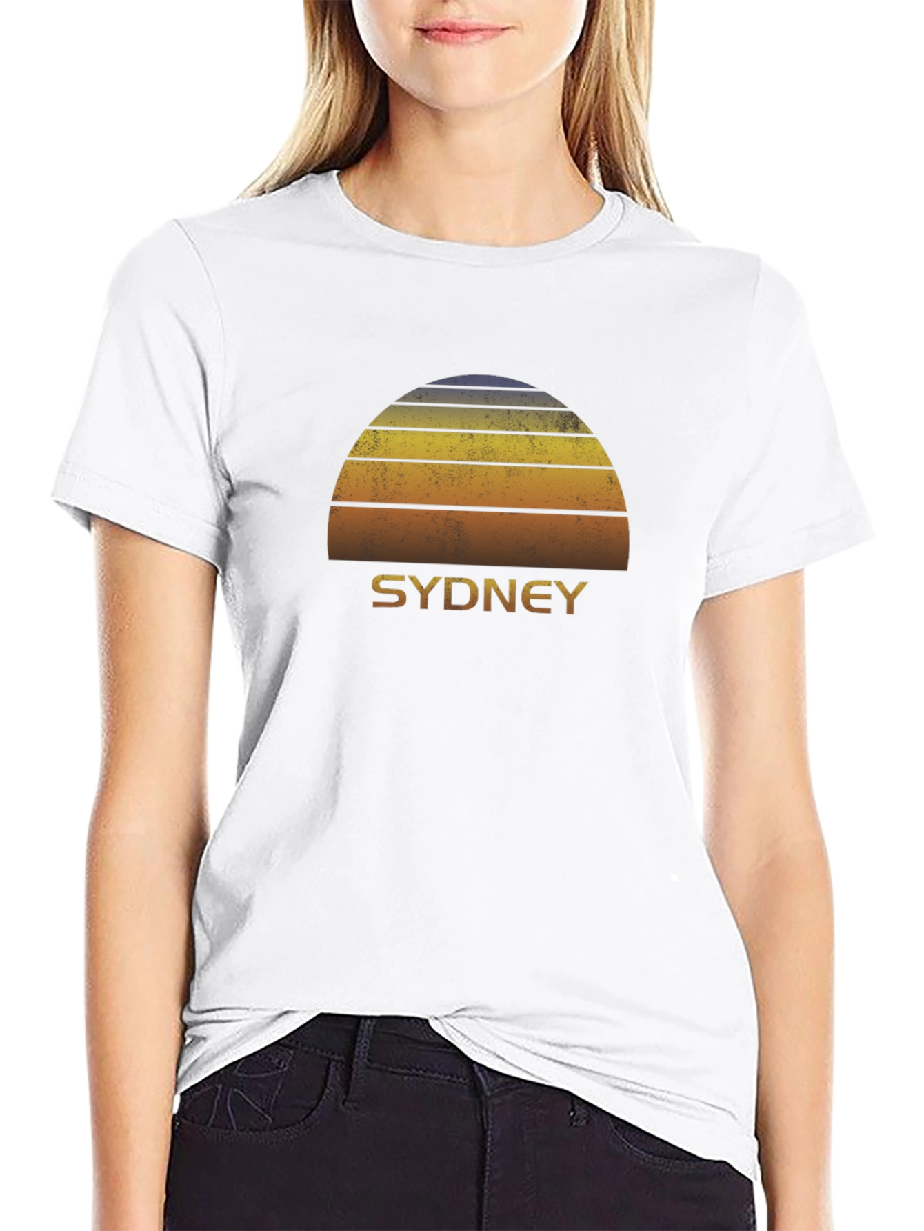Sydney Sunset Graphic Tee - Retro Style