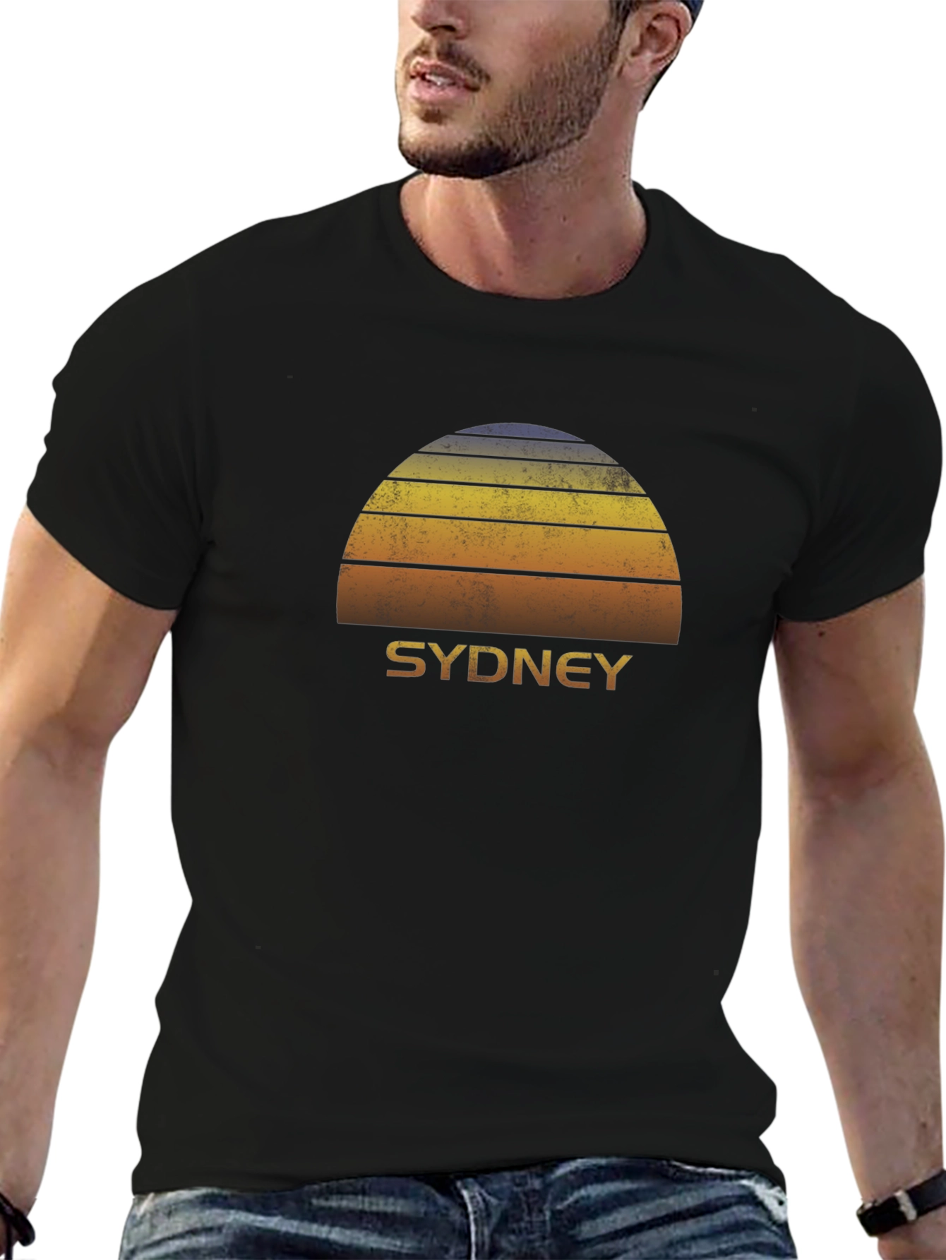 Sydney Sunset Graphic Tee - Retro Style