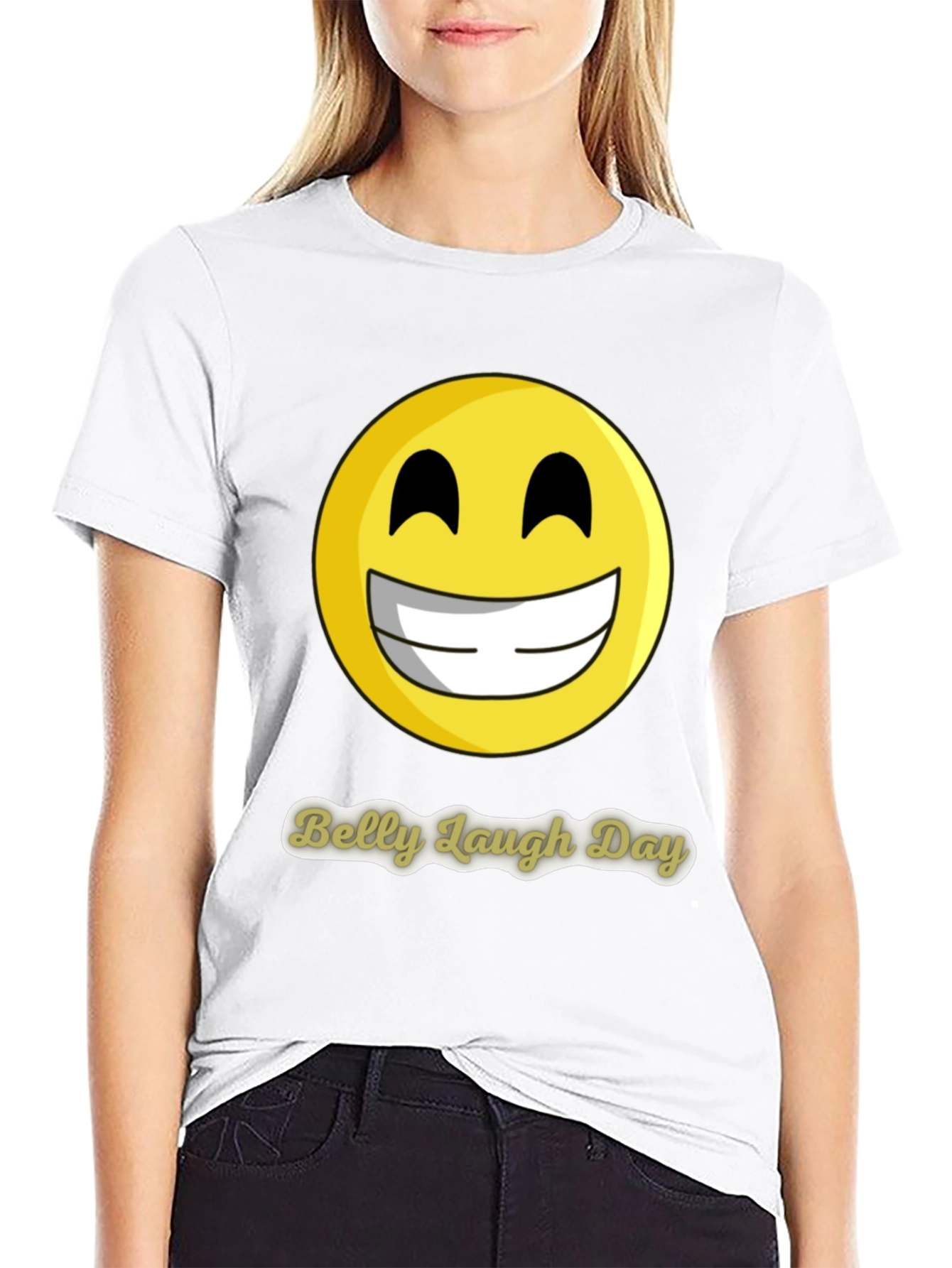 Belly Laugh Day T-Shirt - Smiley Face