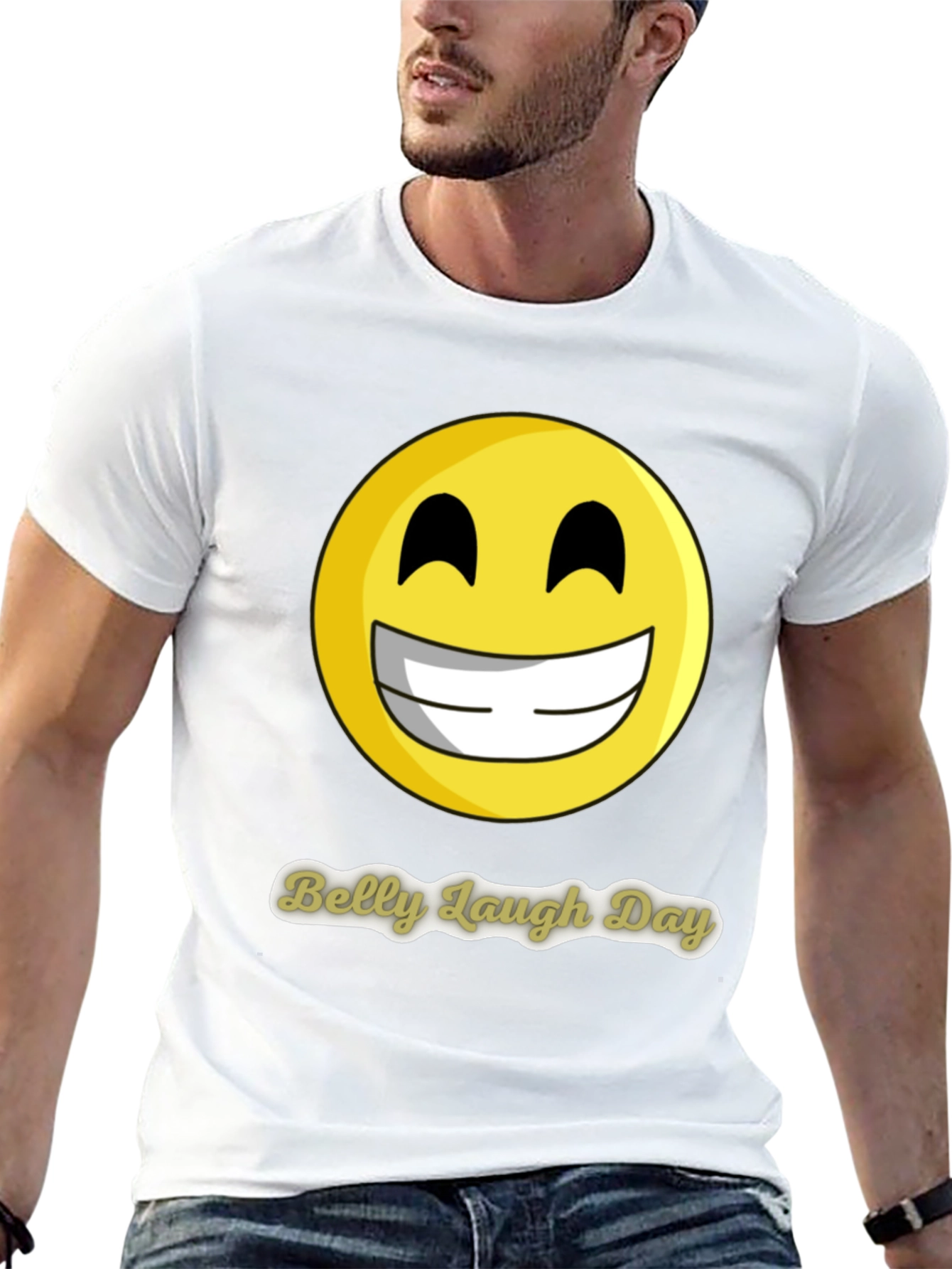 Belly Laugh Day T-Shirt - Smiley Face
