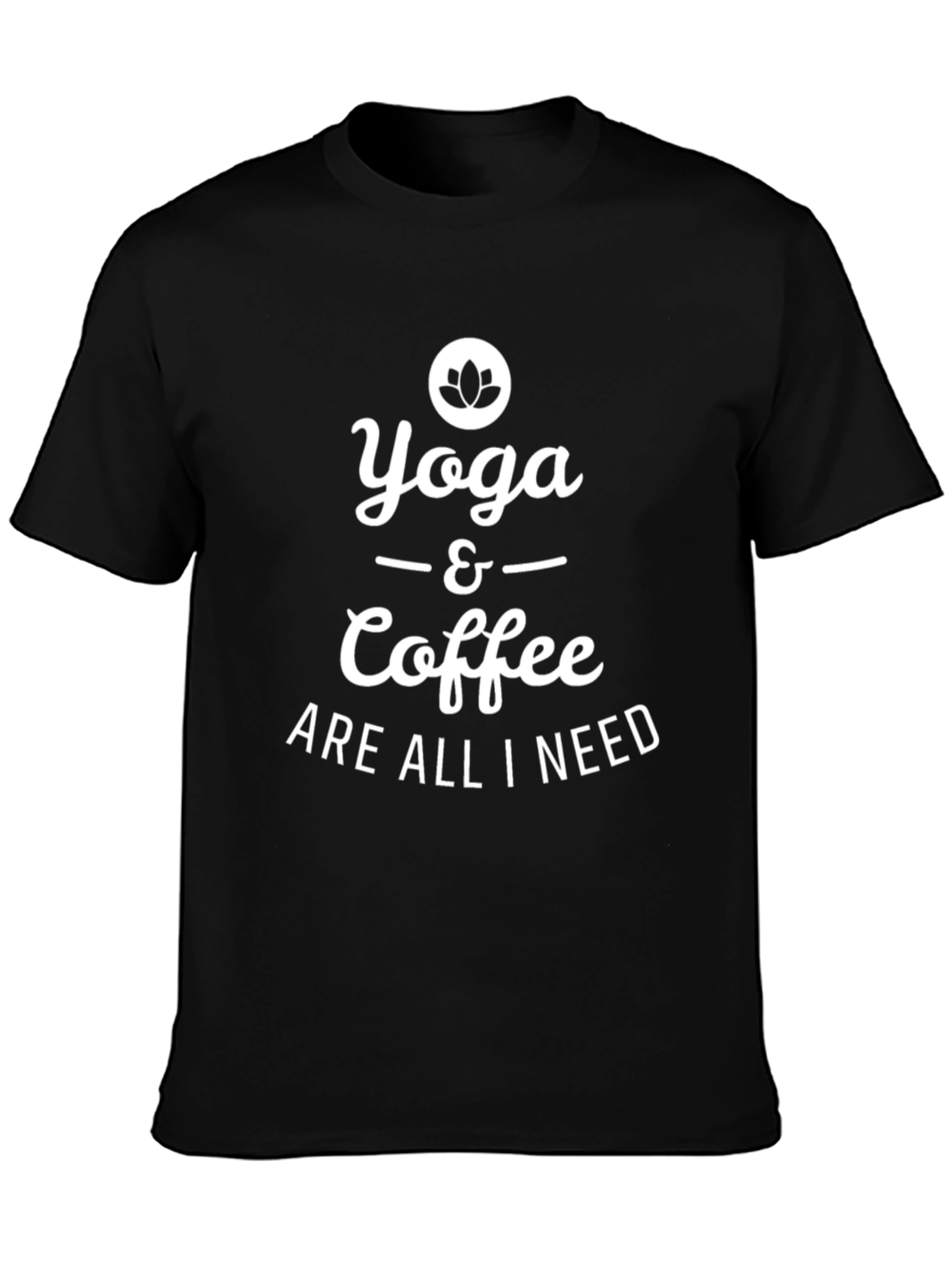 Yoga & Coffee T-Shirt - Soft Cotton Blend