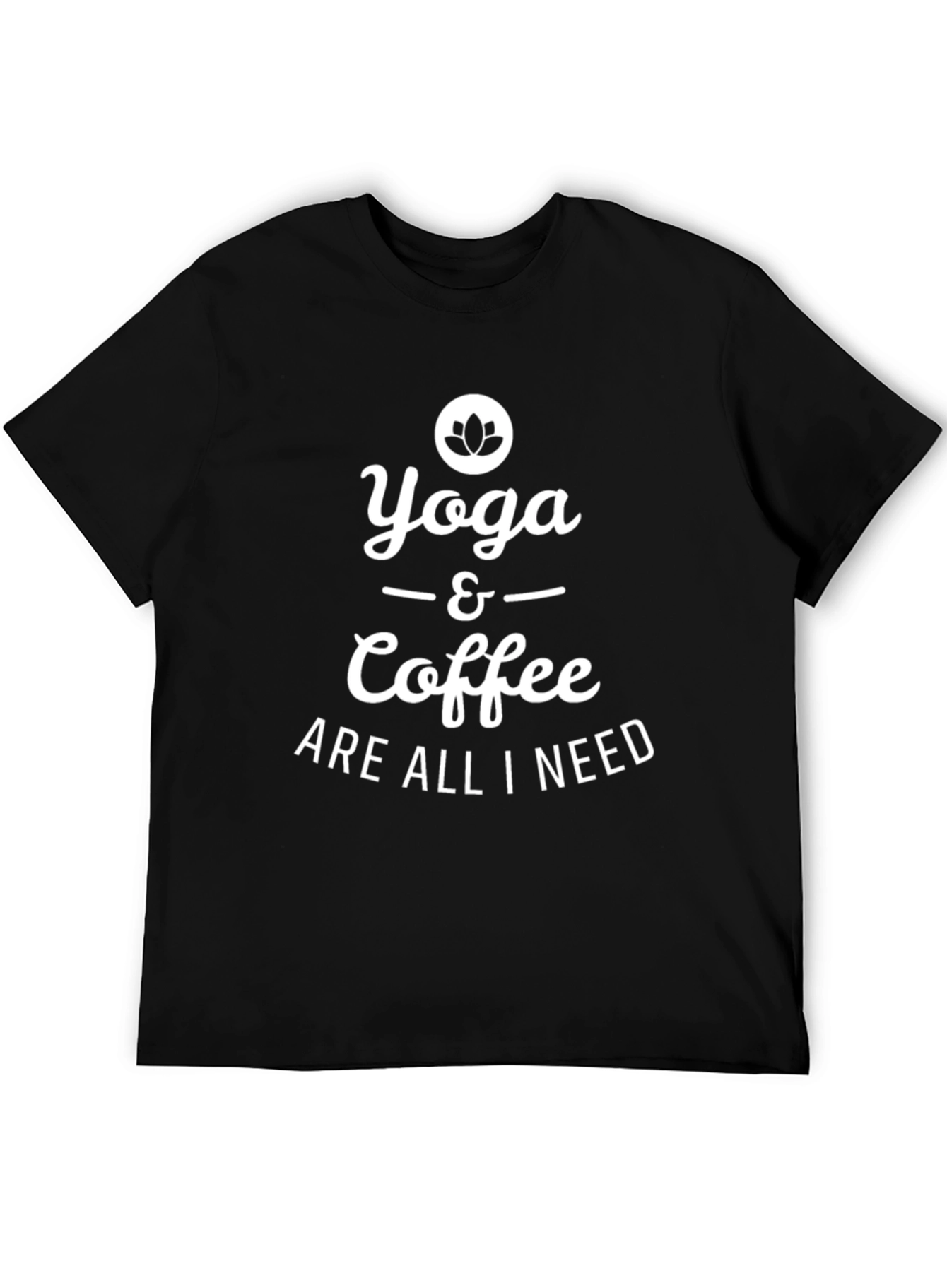 Yoga & Coffee T-Shirt - Soft Cotton Blend