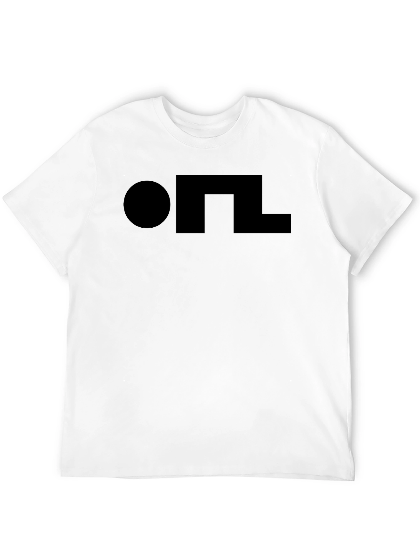 Geometric Graphic Black T-Shirt