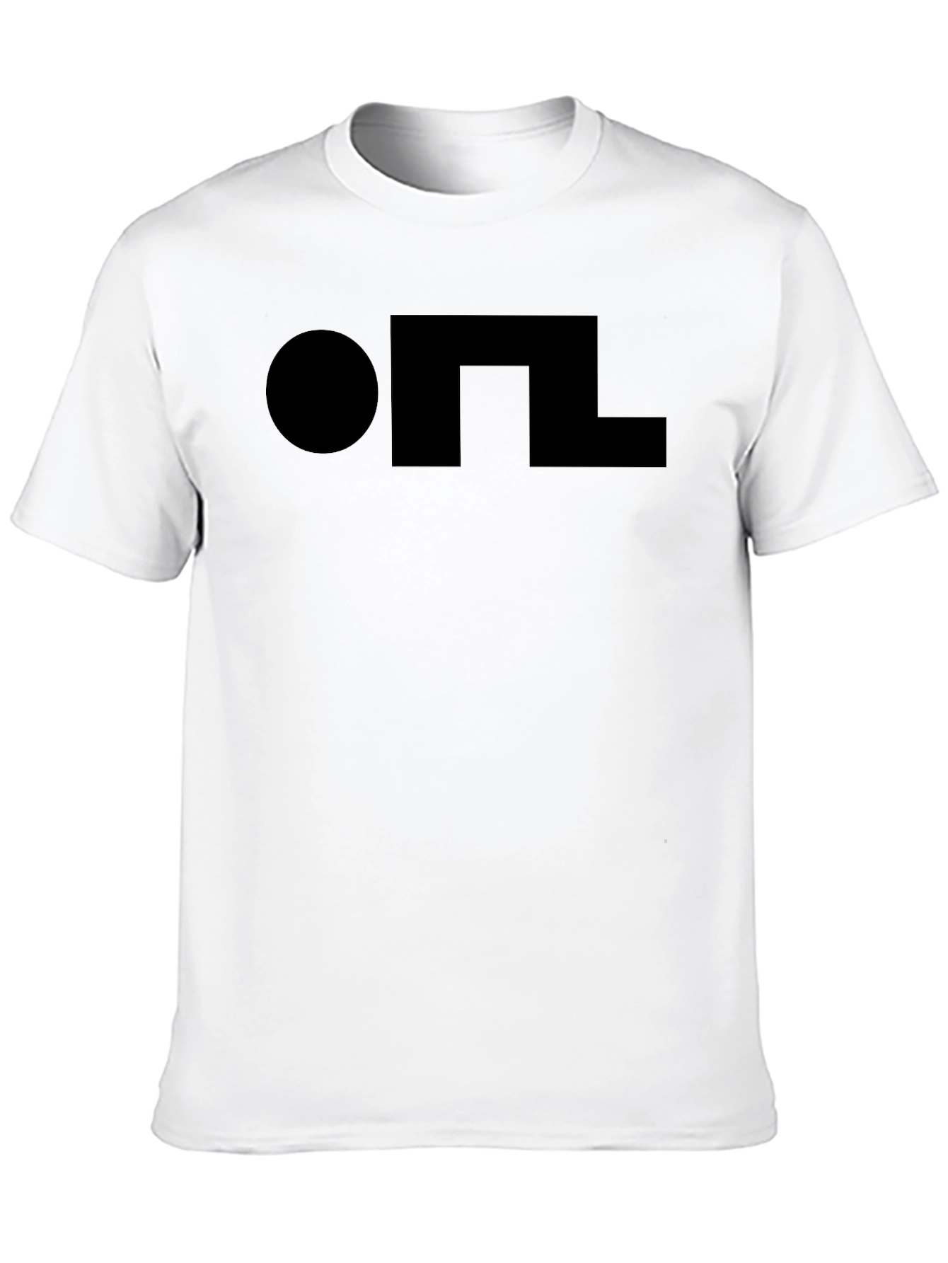 Geometric Graphic Black T-Shirt