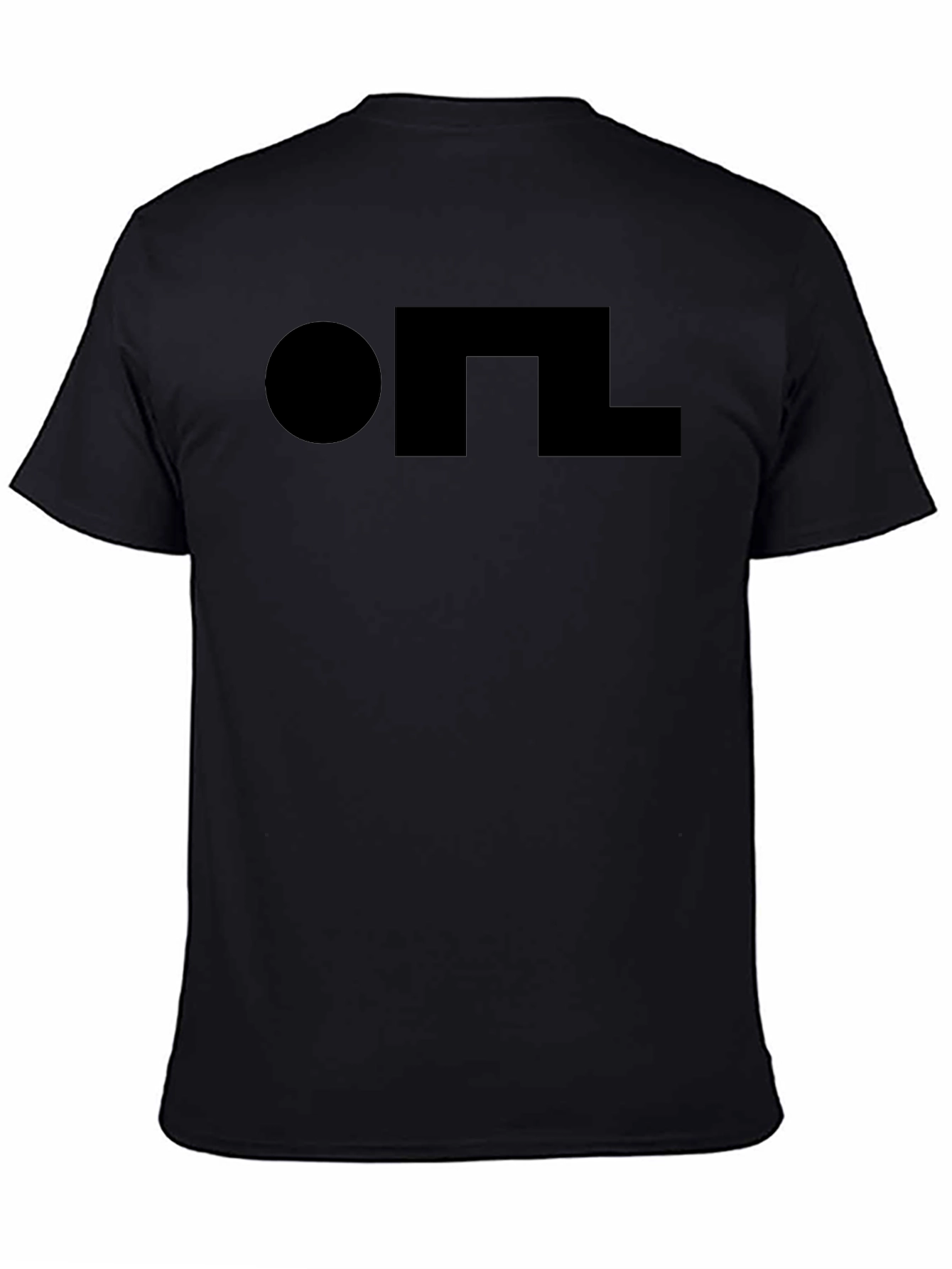 Geometric Graphic Black T-Shirt
