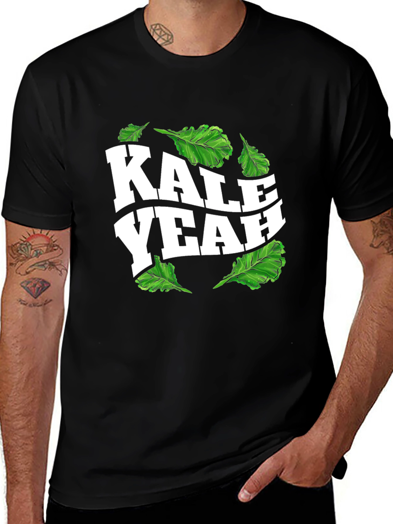 Kale Yeah T-Shirt - Funny Vegan Graphic Tee