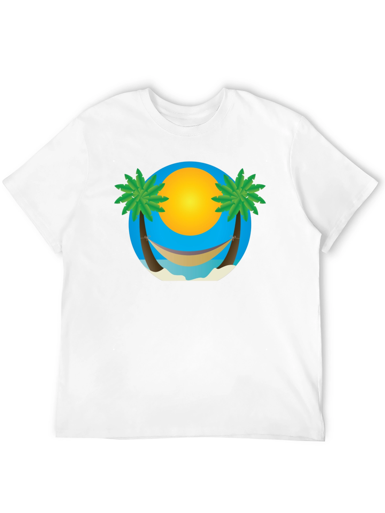 Tropical Beach Hammock Graphic Tee