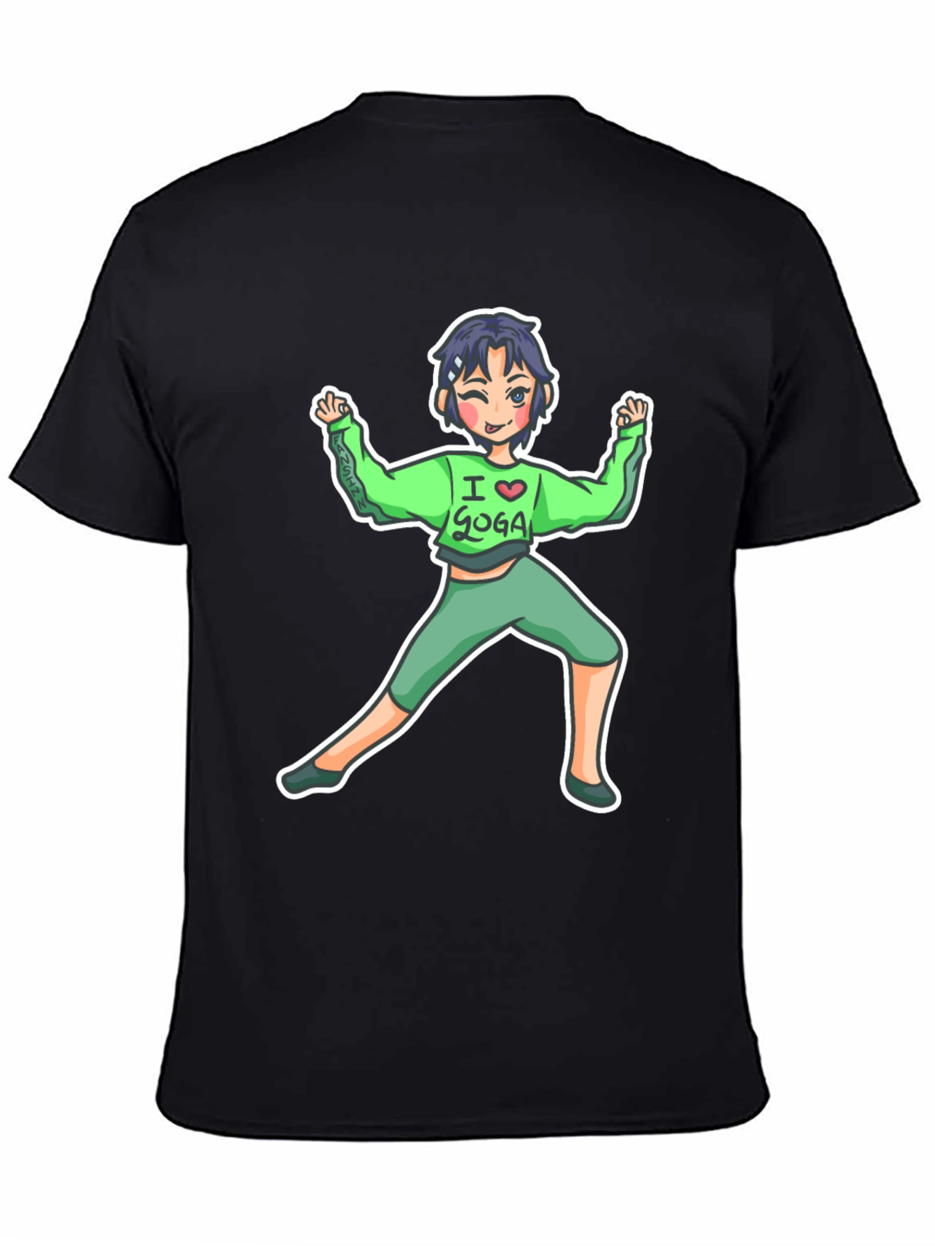 Funny Goga Girl Black T-Shirt - Unique Graphic Tee