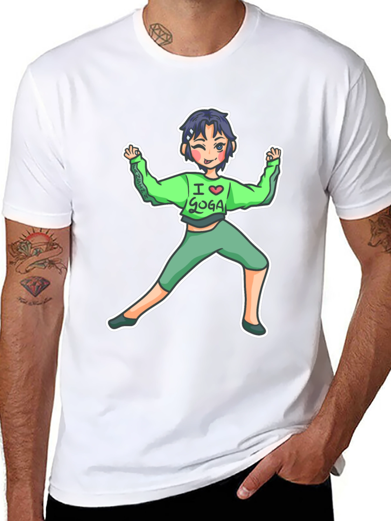 Funny Goga Girl Black T-Shirt - Unique Graphic Tee