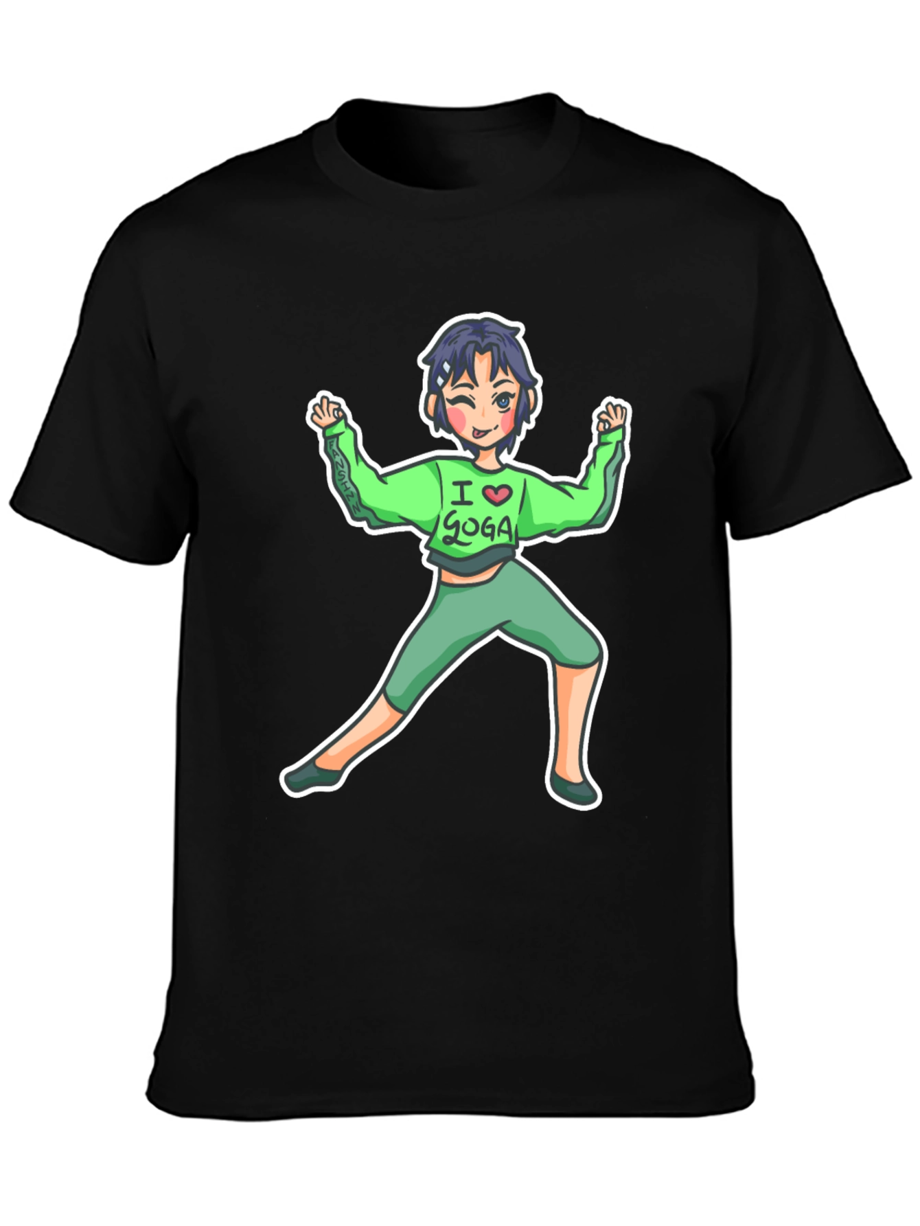 Funny Goga Girl Black T-Shirt - Unique Graphic Tee