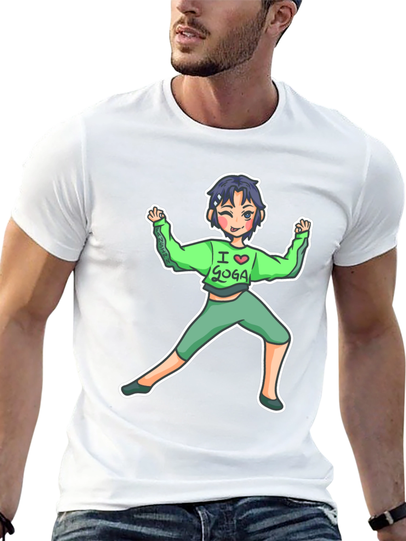 Funny Goga Girl Black T-Shirt - Unique Graphic Tee