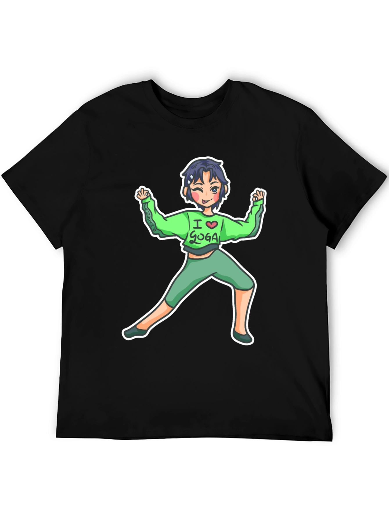Funny Goga Girl Black T-Shirt - Unique Graphic Tee