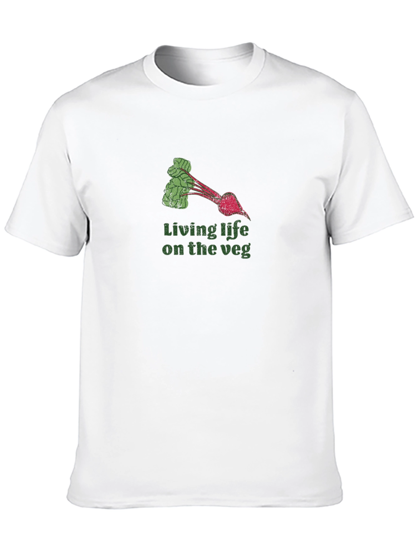 Living Life on the Veg T-Shirt - Black