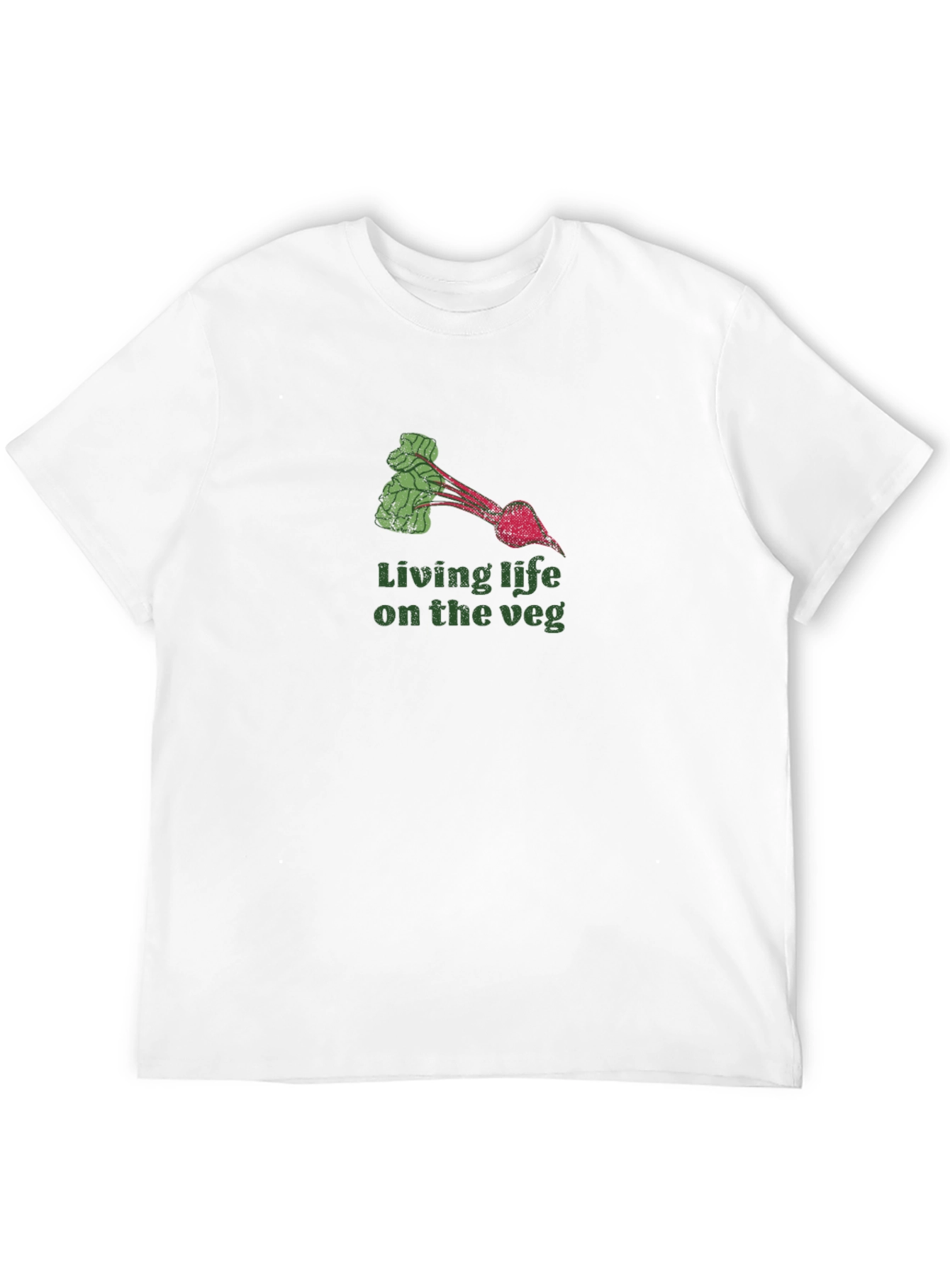 Living Life on the Veg T-Shirt - Black