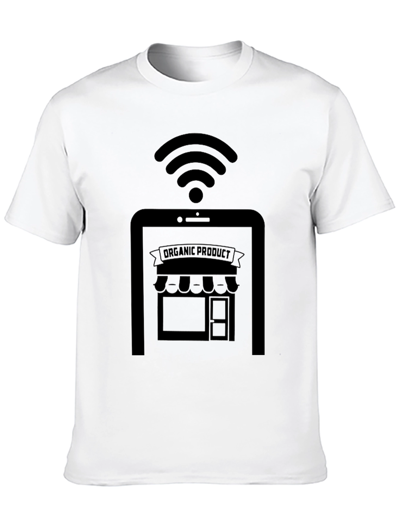 Organic Product Online Store Black T-Shirt
