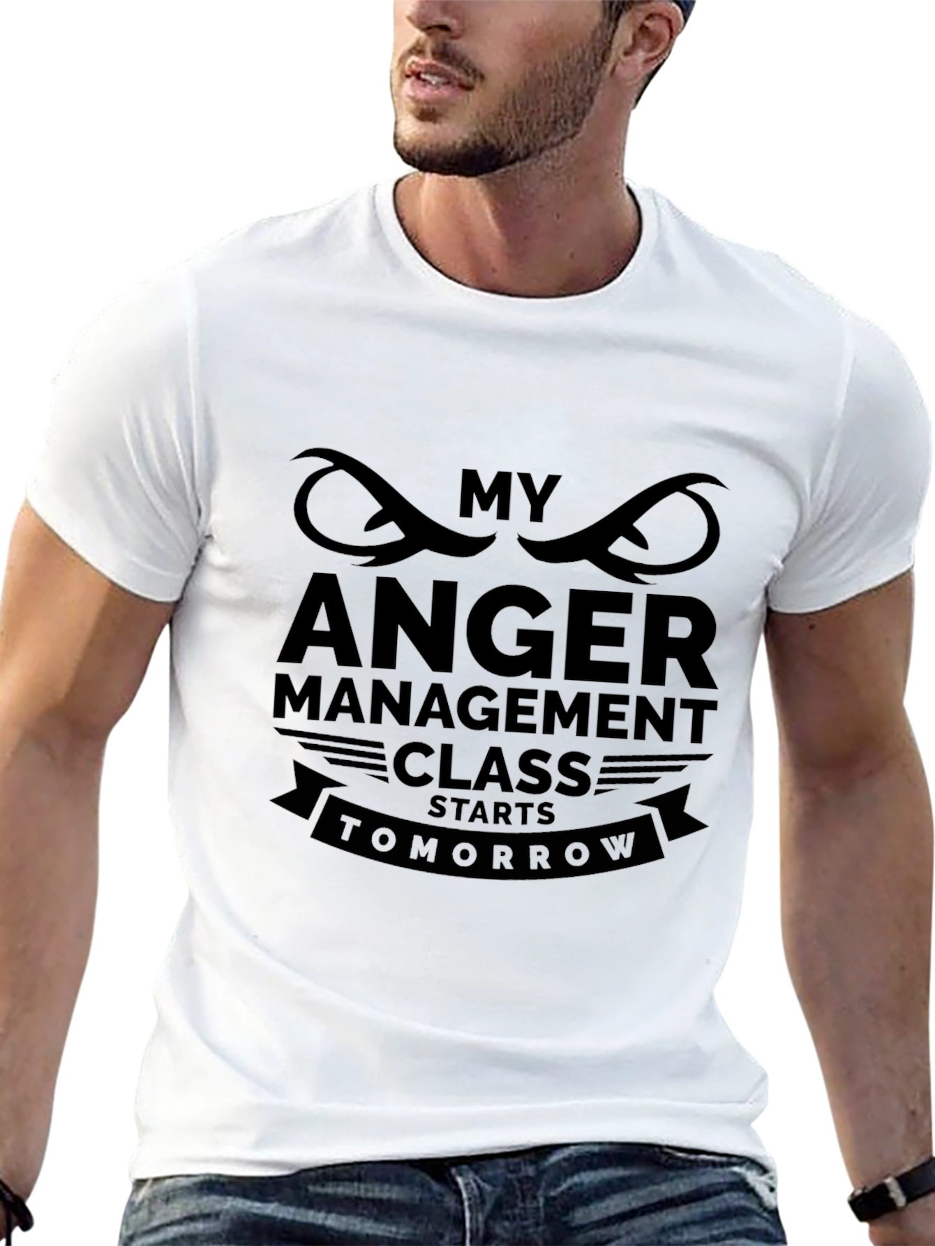 Humorous Anger Management T-Shirt - Starts Tomorrow