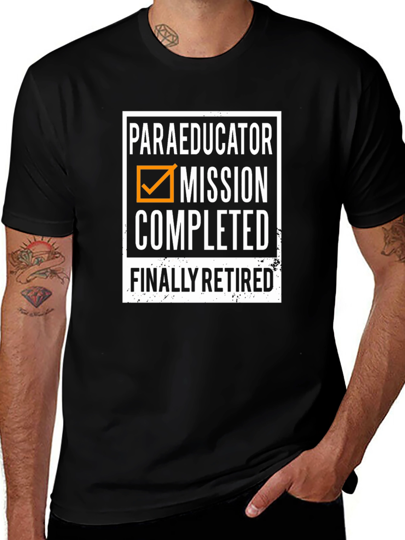 Paraeducator Retirement T-Shirt - Mission Completed!